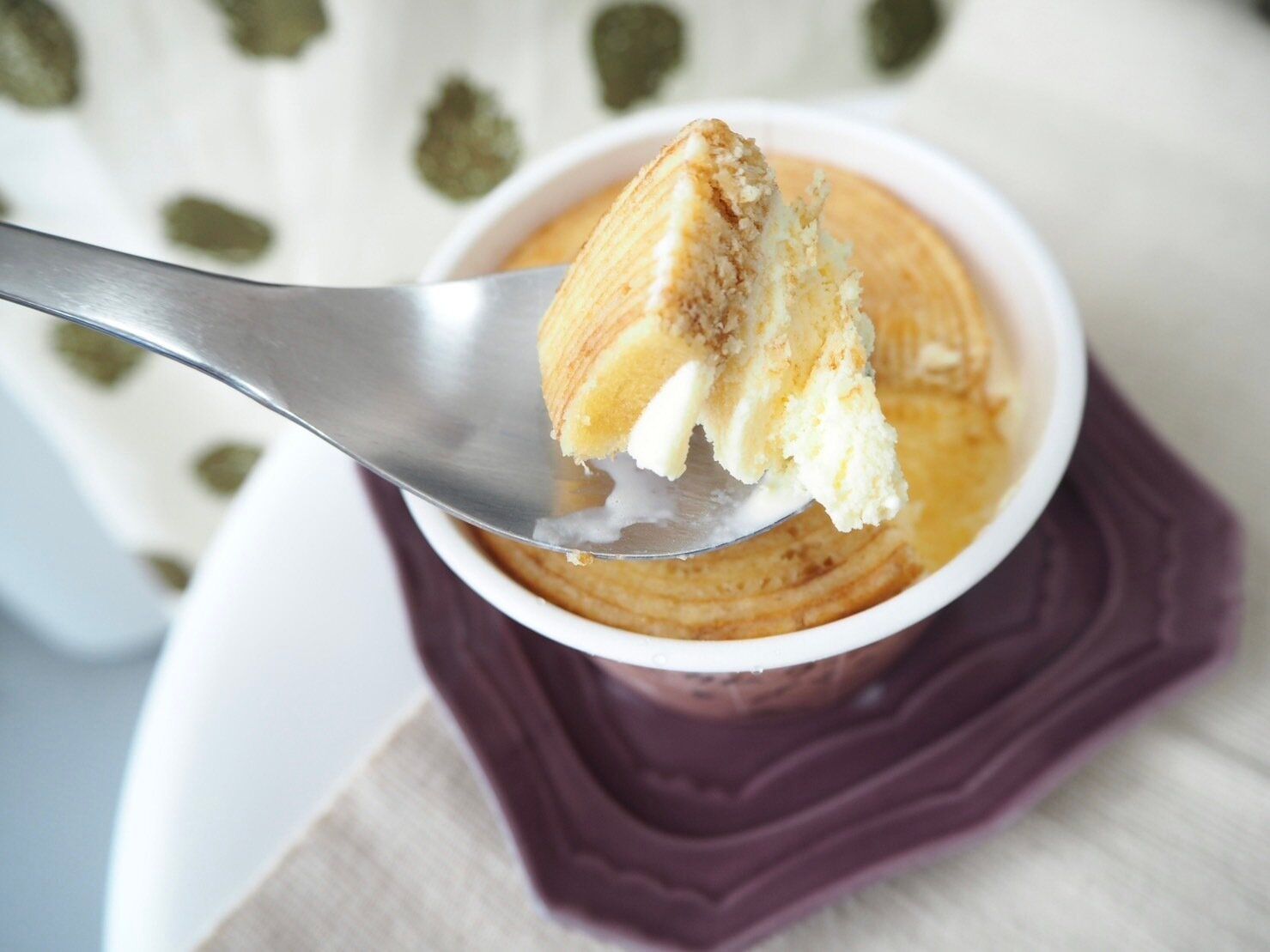 シャトレーゼ「バウムクーヘン&バニラ」商品写真