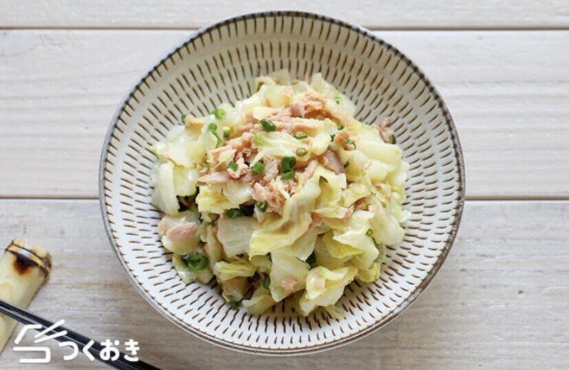 キャベツとツナのサラダ