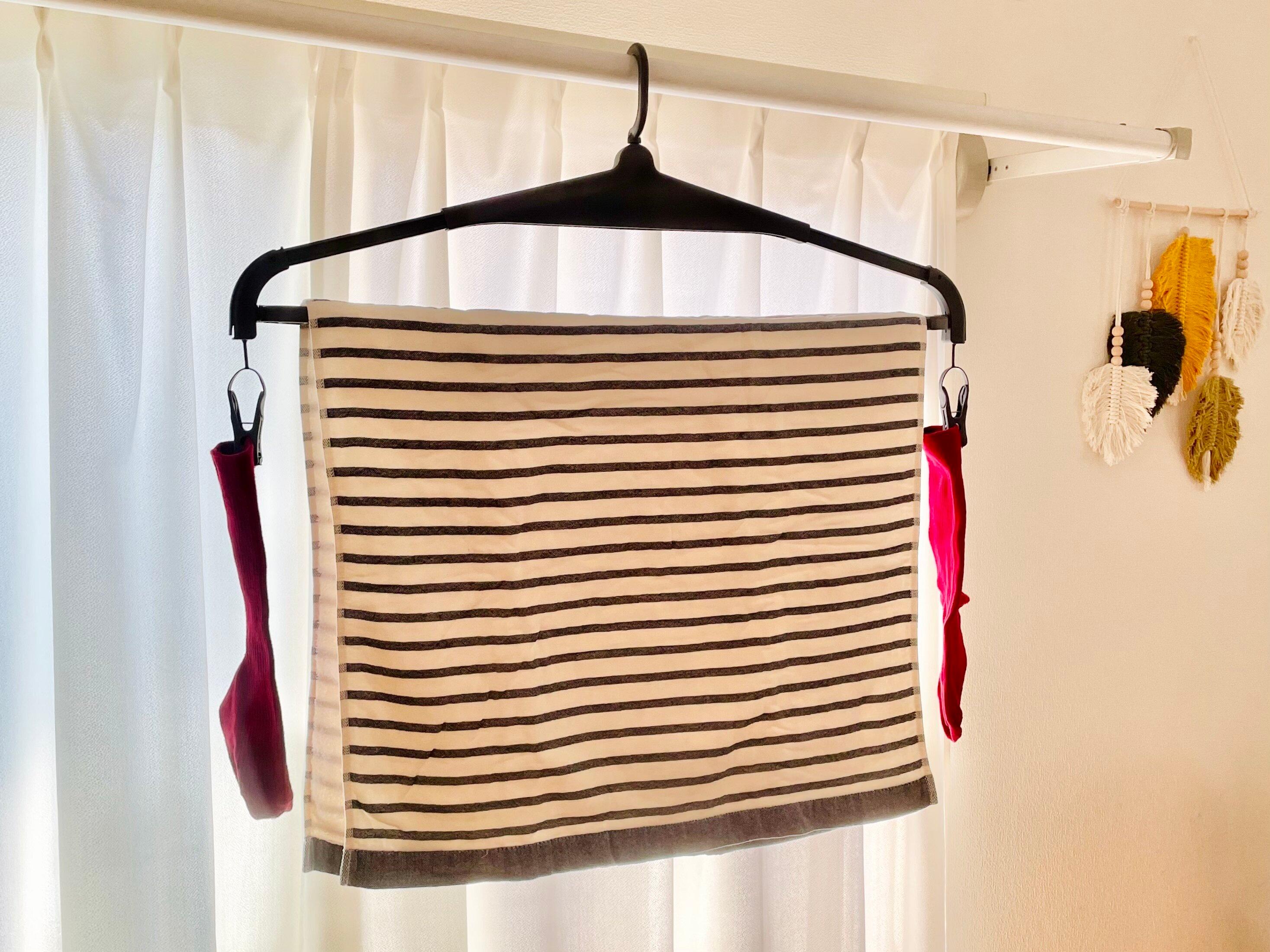 バスタオルも干せるカインズの多機能ハンガー