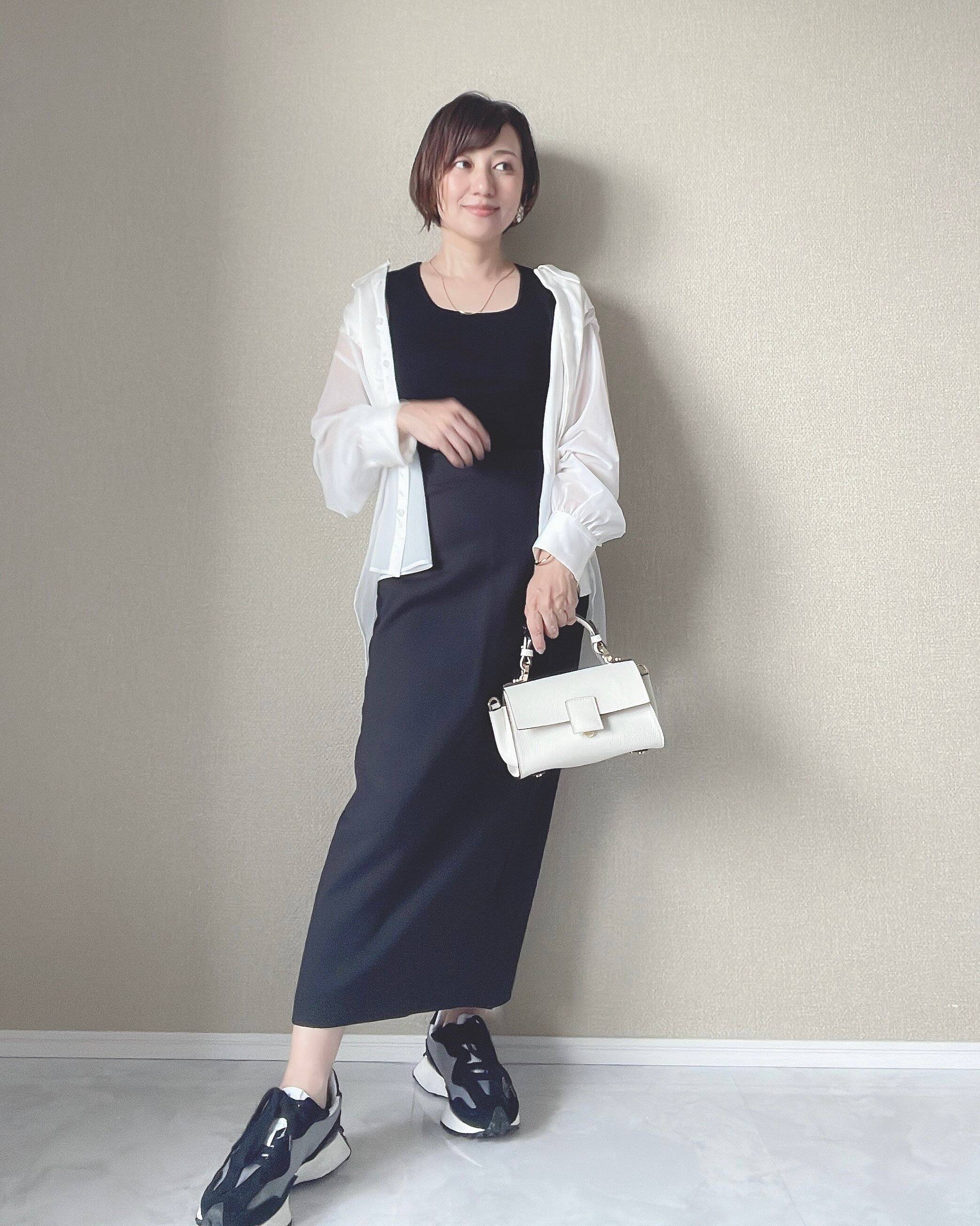 ユニクロ　スカート　丈短め