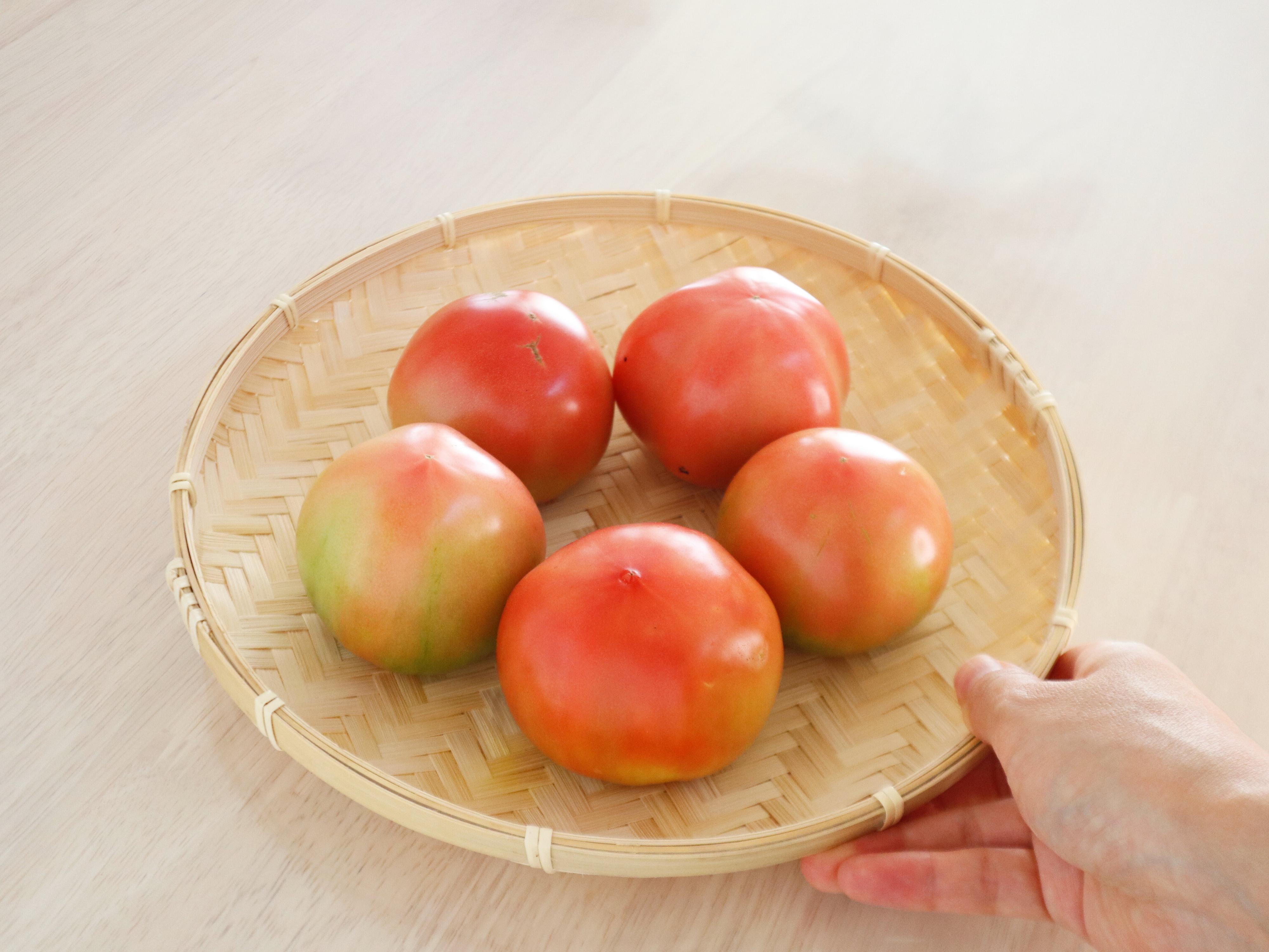 青いトマトの保存(追熟)方法1