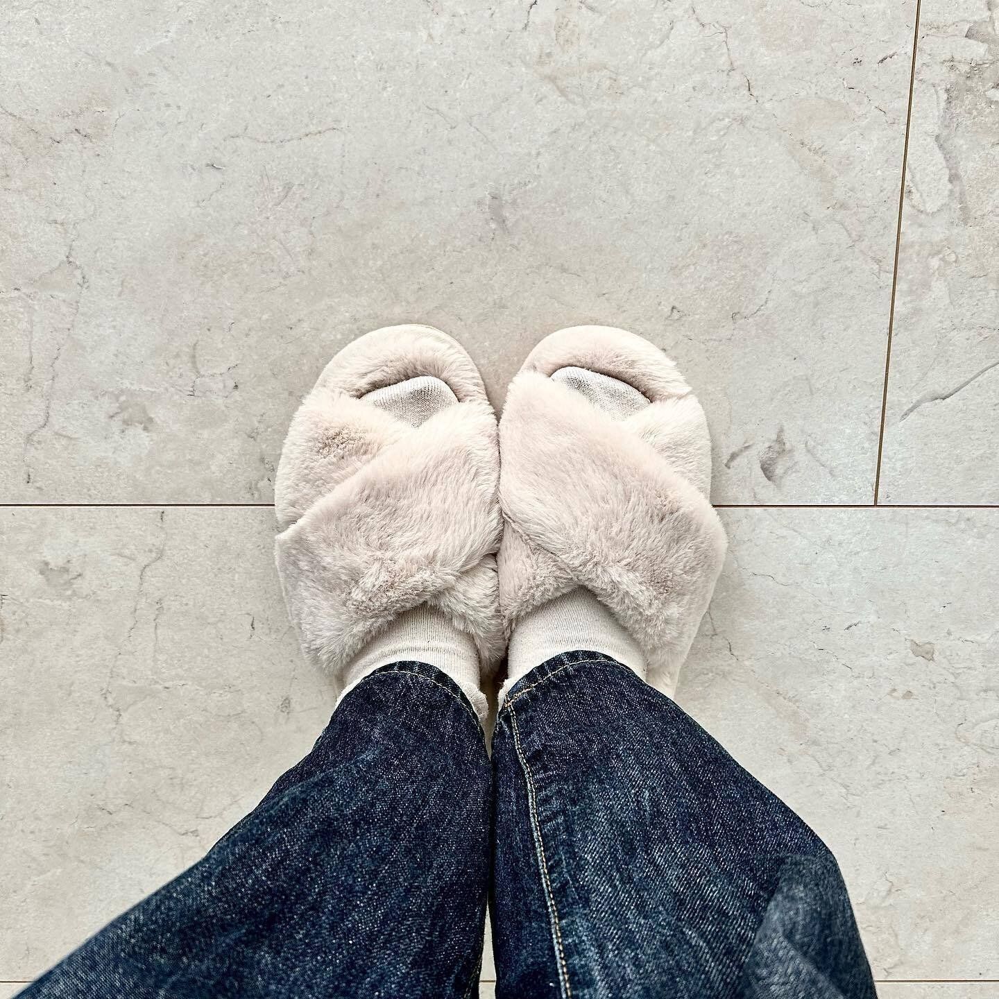 【3COINS】冬の必需品！もこもこスリッパ