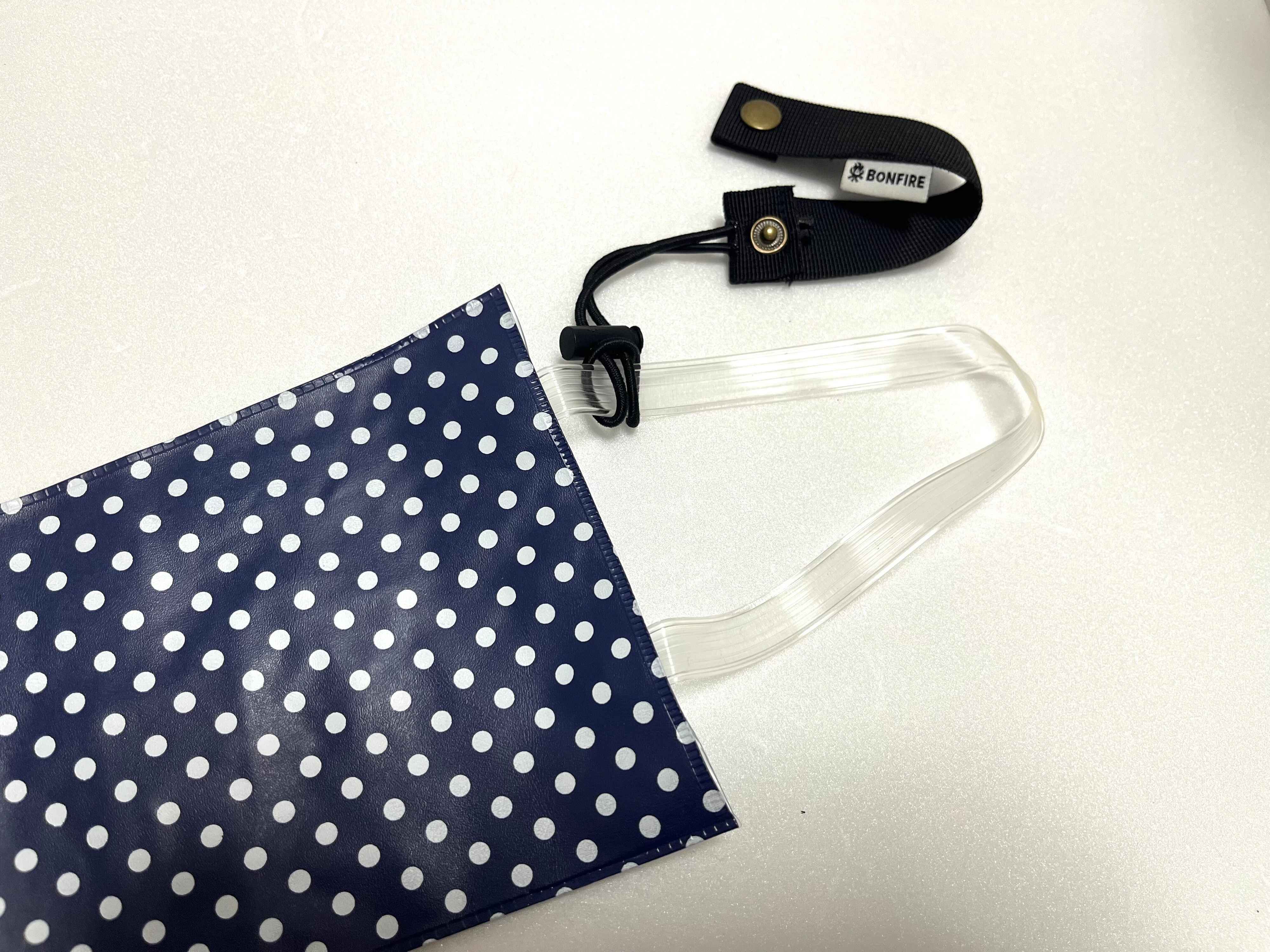 ハンドル部分にキーホルダー