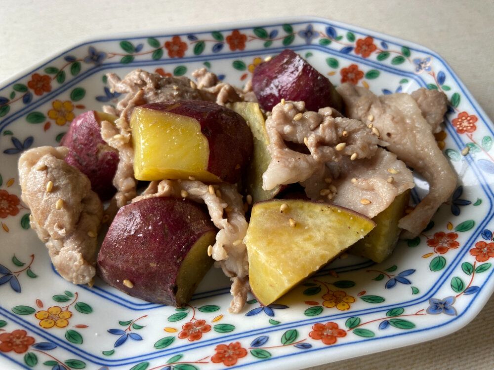 さつまいもと豚