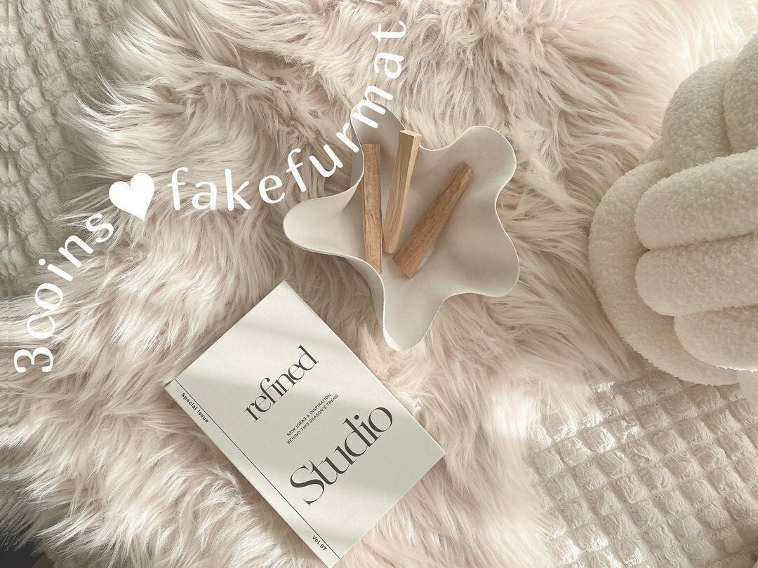 お部屋のアクセントになる！フェイクファーマット