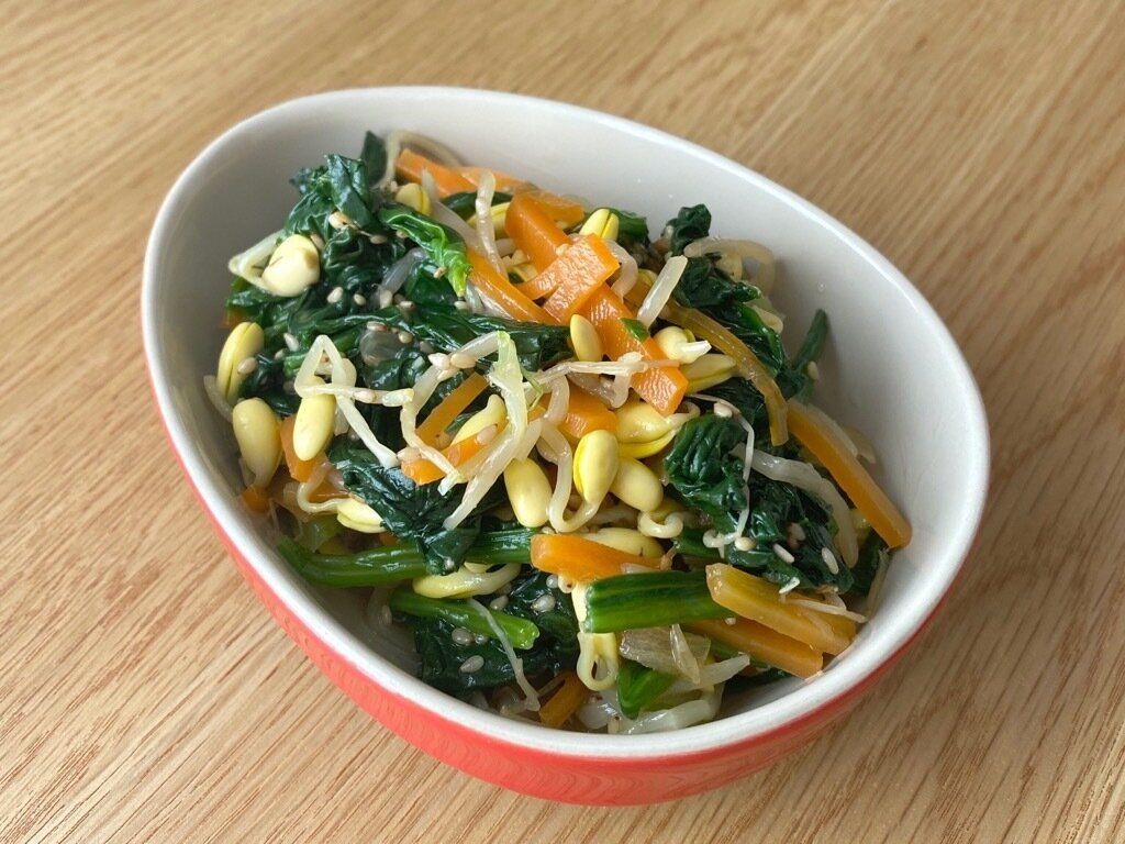 ほんだし干し貝柱だしを使ったナムル