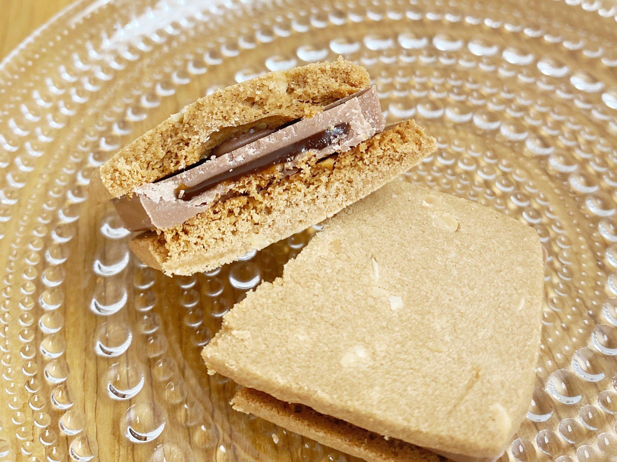 チョコレートサンドクッキーキャラメルモンブラン