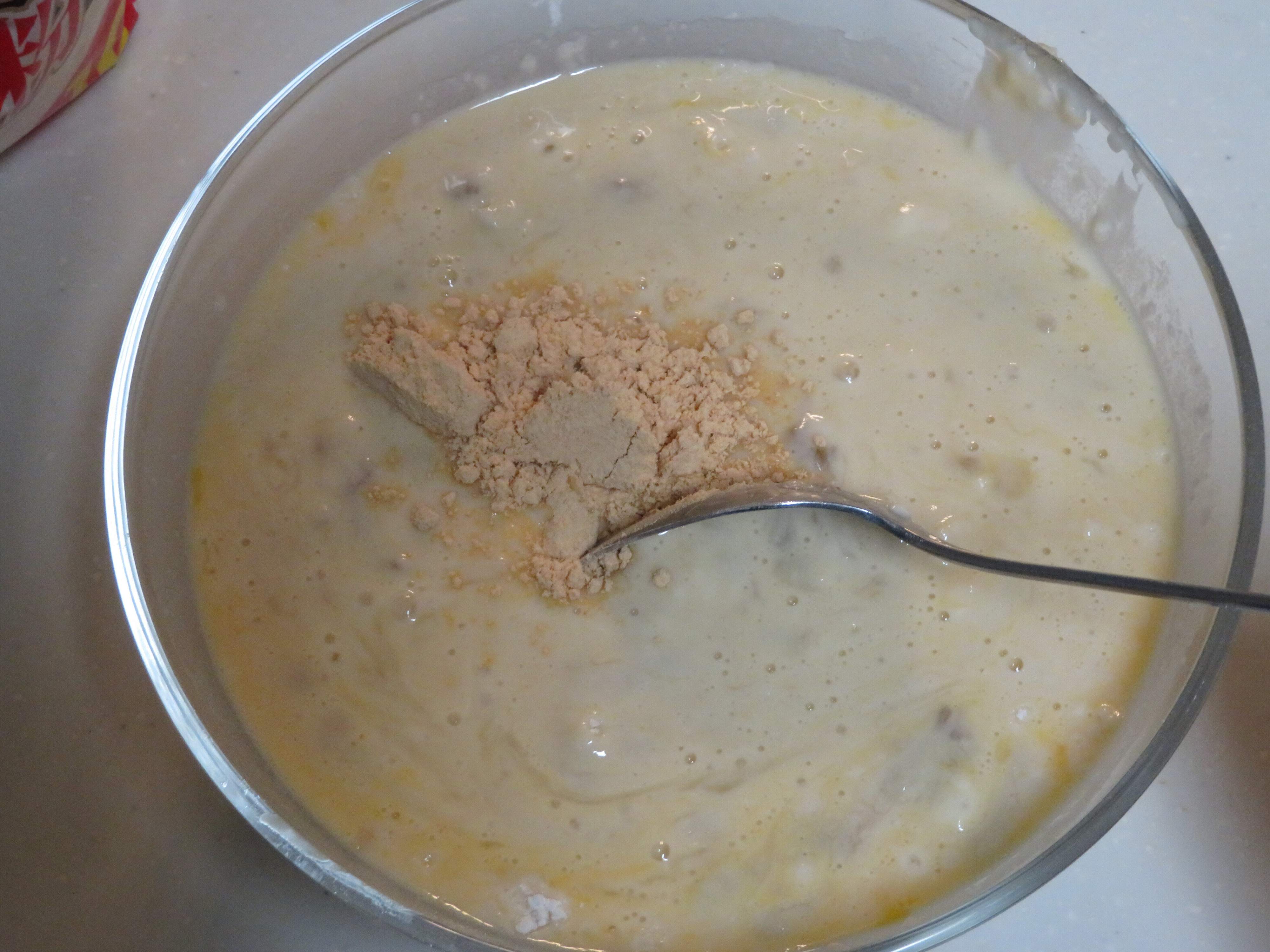 ホットケーキミックスに混ぜる