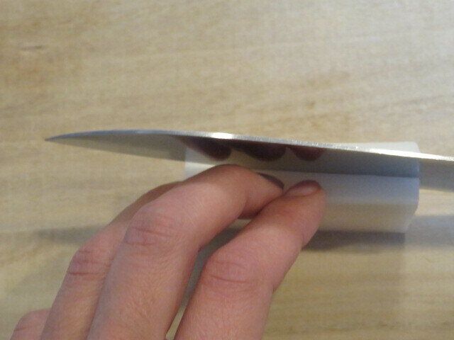 餅の厚みを半分に