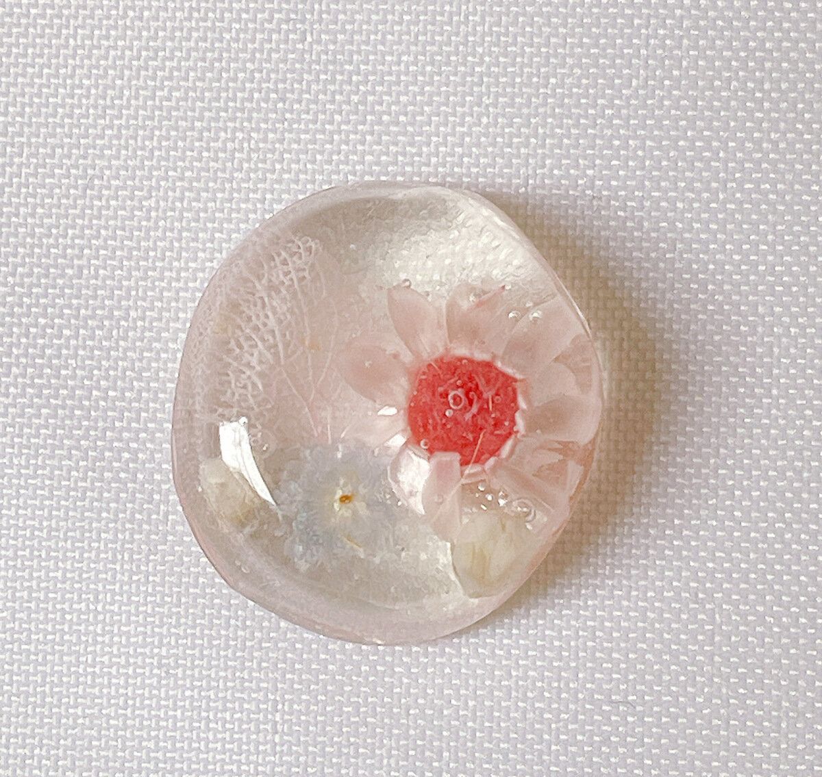 押し花入れたけれど下手すぎる