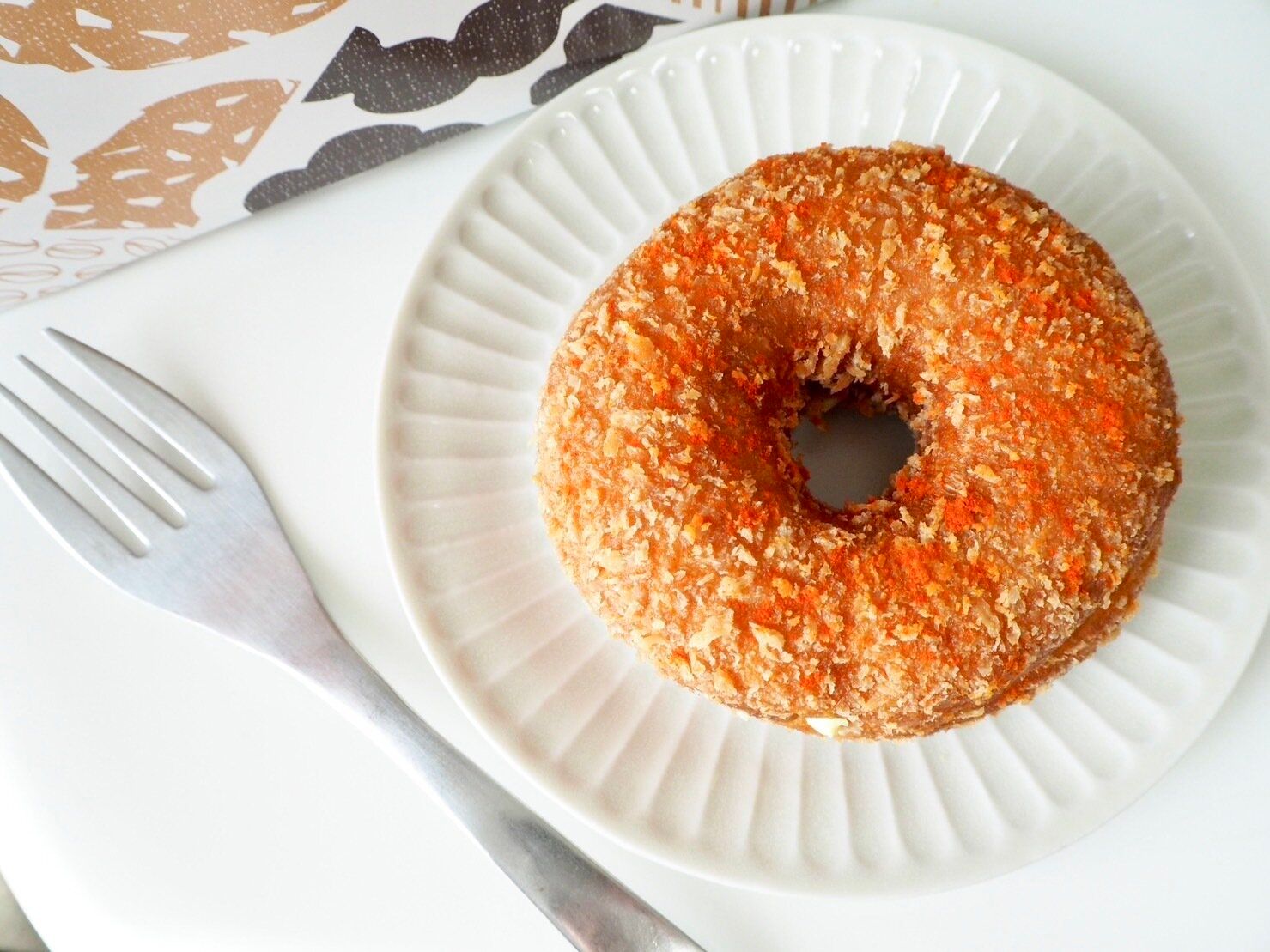 ミスタードーナツ「ザクもっちリング 明太ポテト＆タマゴ」商品写真