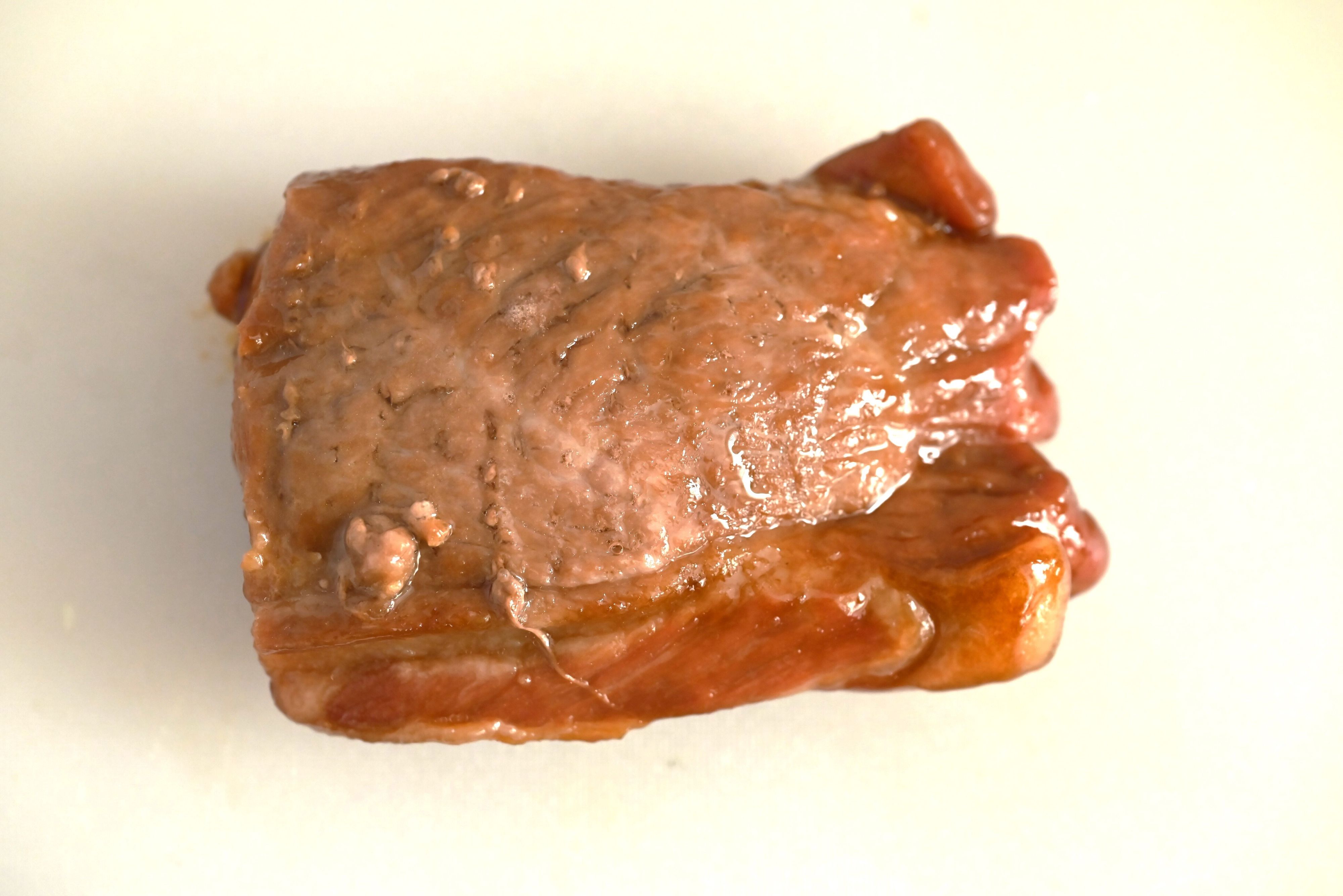 完成した「焼豚はレンジで」