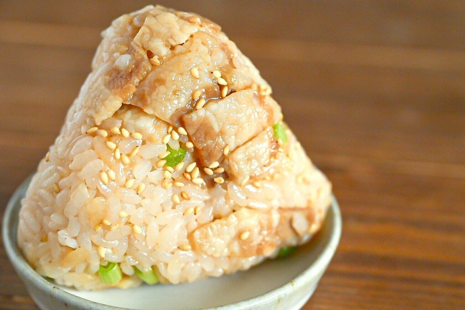 バカッタレ丼で作ったおにぎり