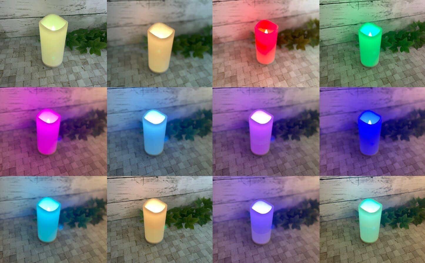 12色の明かりが楽しめる