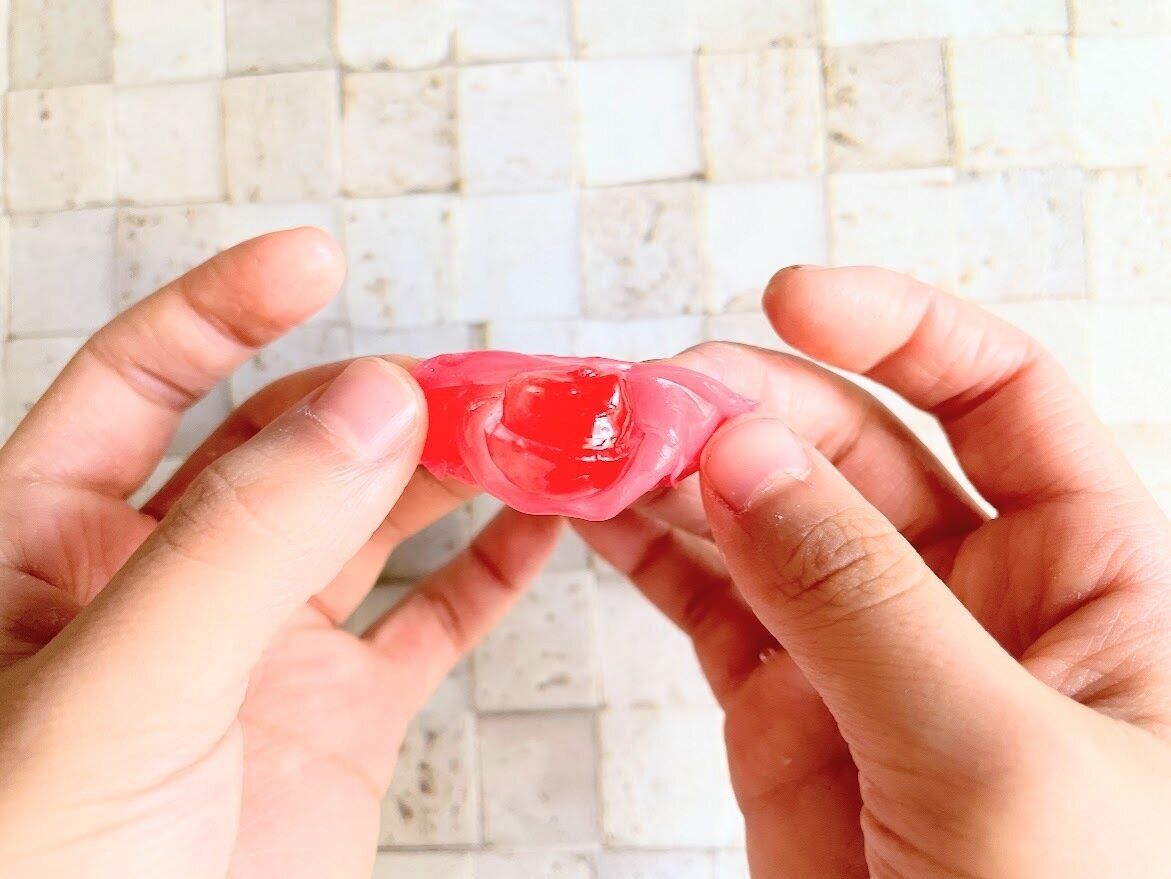 ライチぐみをむいたところ