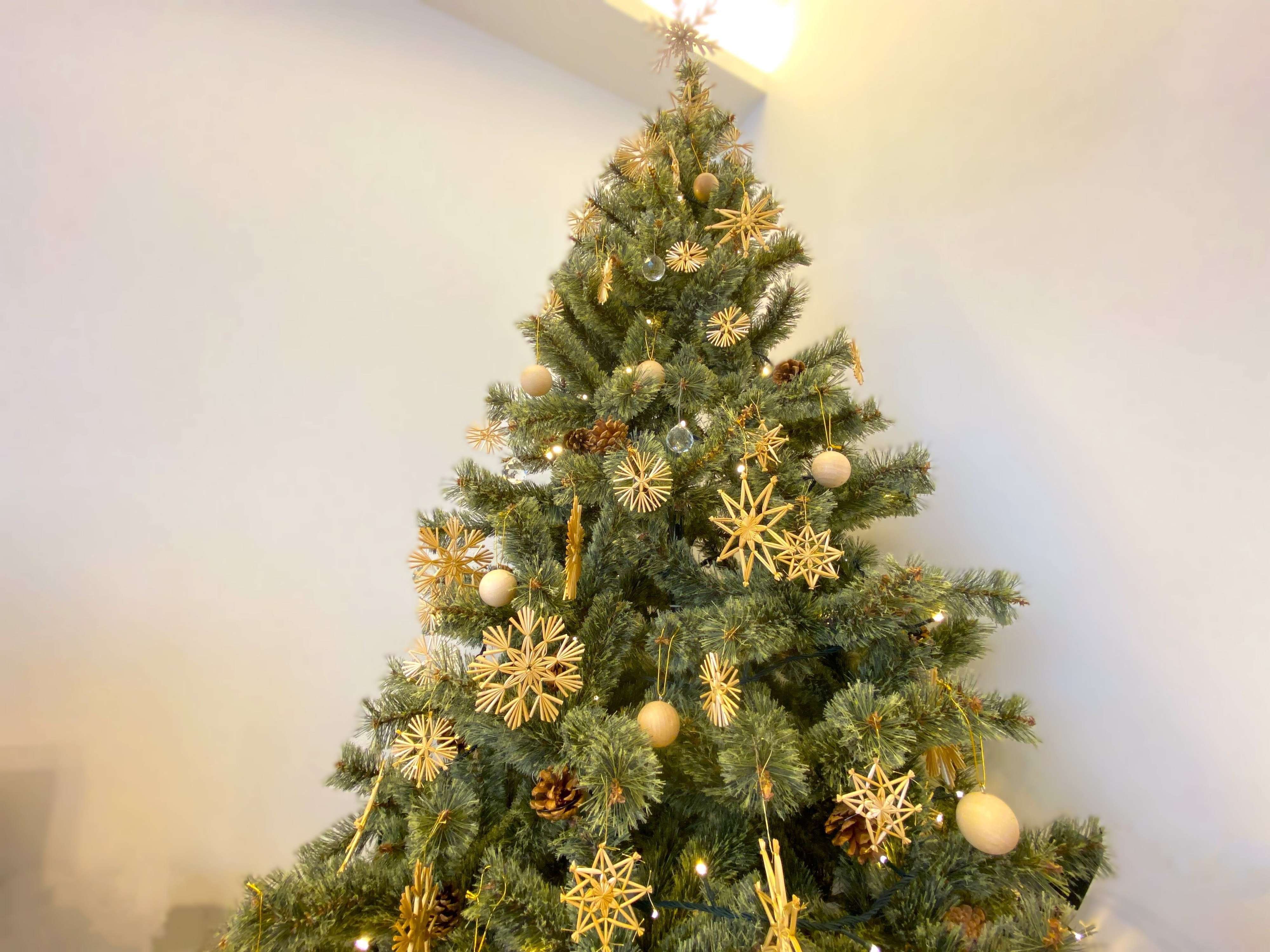 【セリア】ウッドオーナメントボール