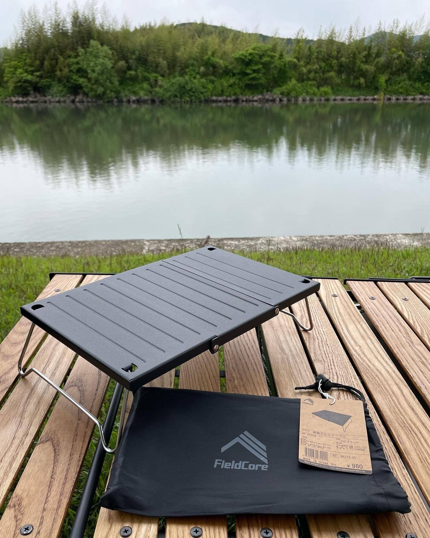 【ワークマン】サイズ感がちょうどいい!「耐熱アルミテーブル」