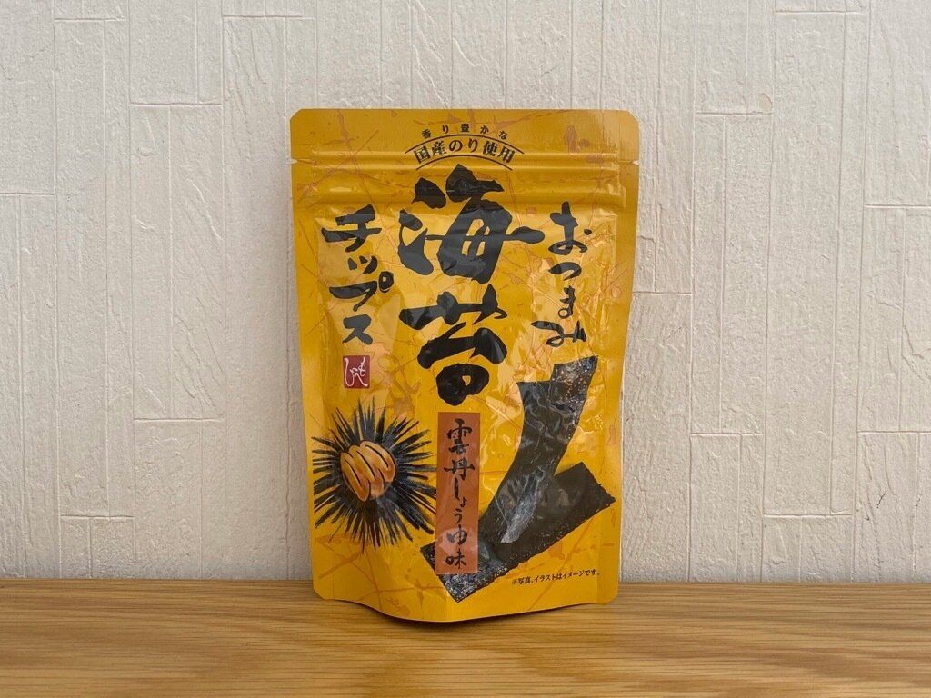 おつまみ海苔チップスのパッケージ