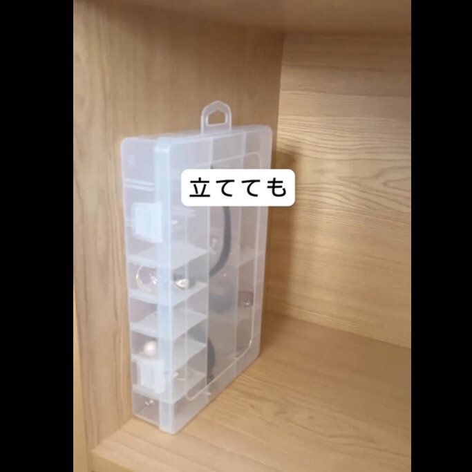 【ダイソー】ごちゃごちゃにならない！アクセサリーケース