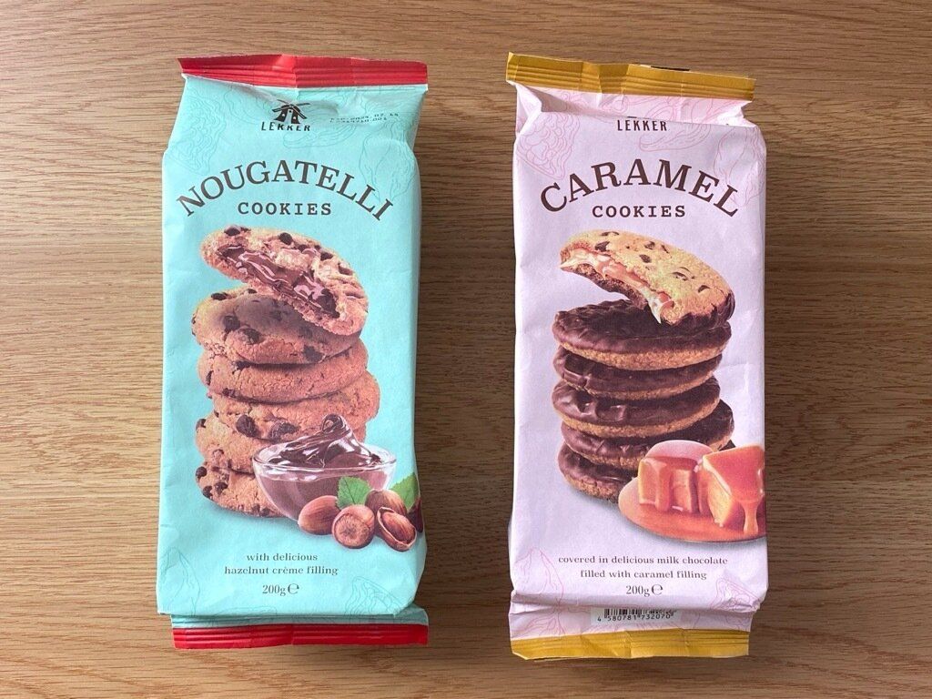 レッカーキャラメルクッキー レッカーヌガテッリクッキー