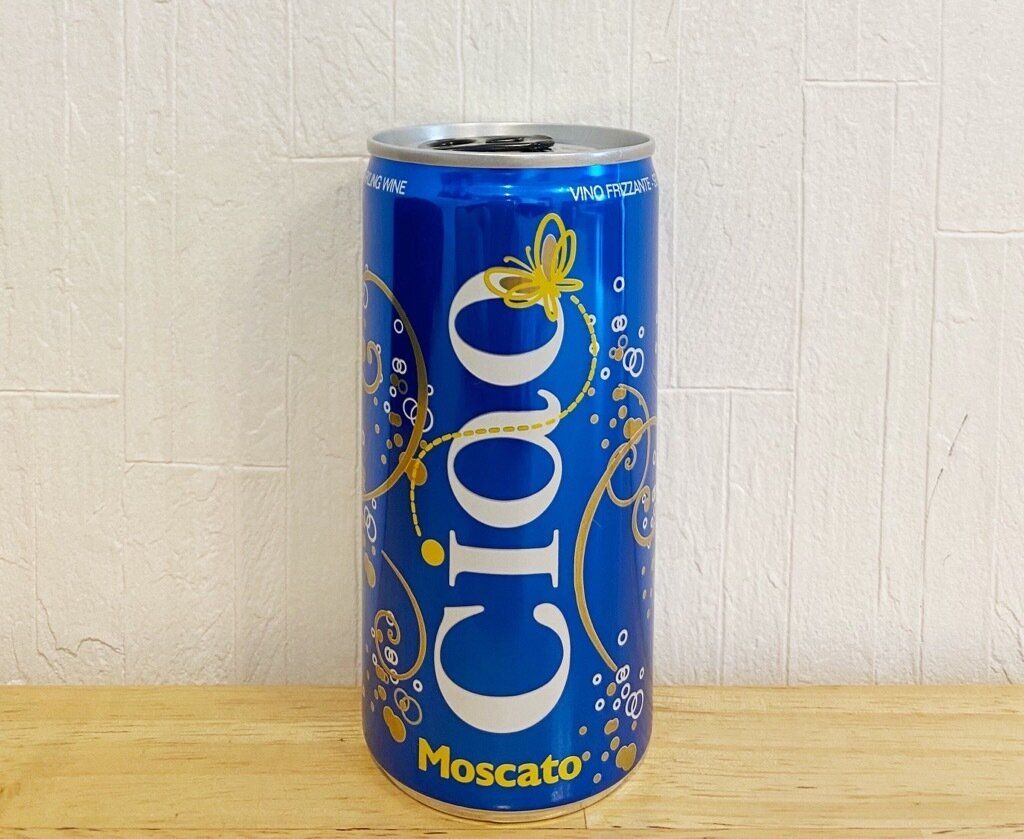 スパークリング缶ワインチャオモスカート