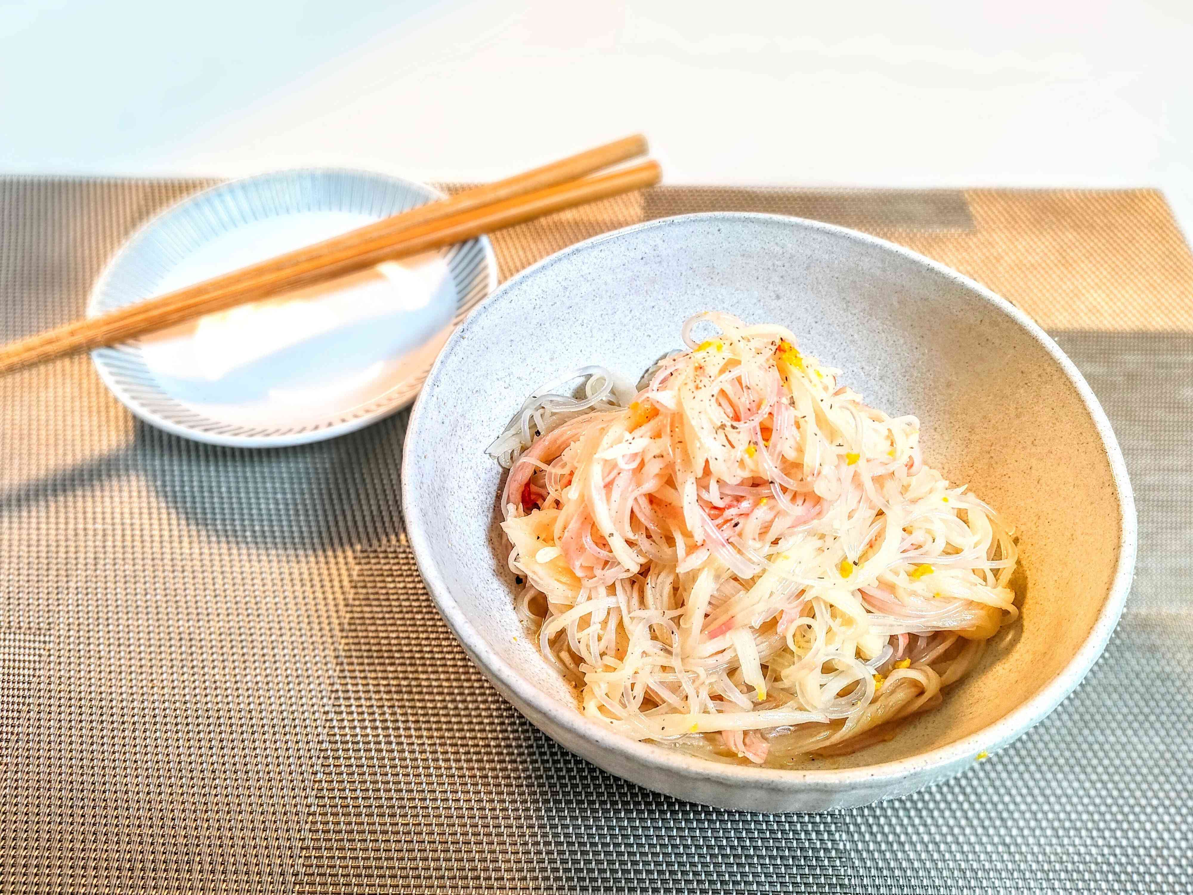 すり身スティックの春雨サラダ