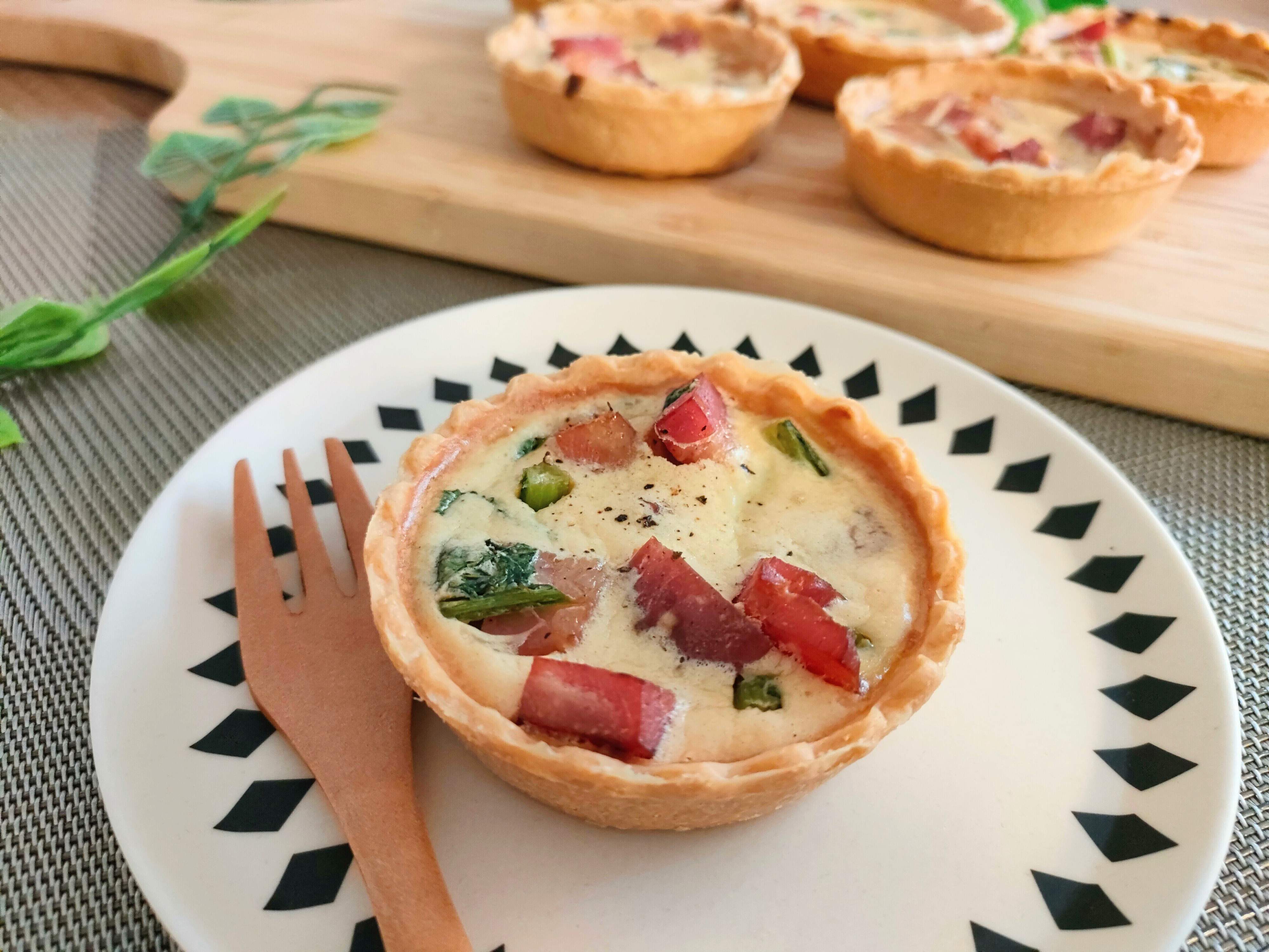 ベーコンと野菜のキッシュ