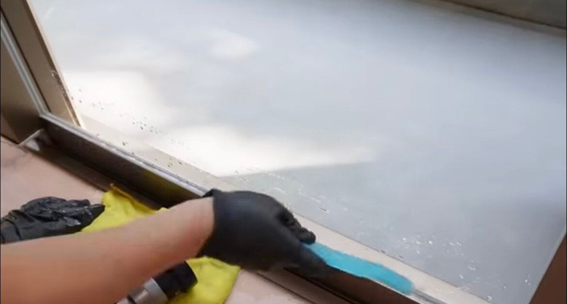 3.放置後に水で流してふきあげて完了!