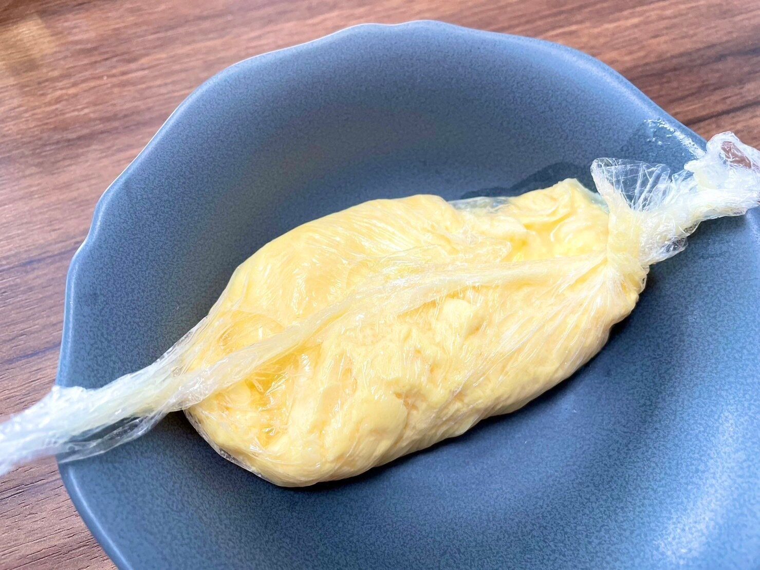 レンジでつくるオムレツ写真