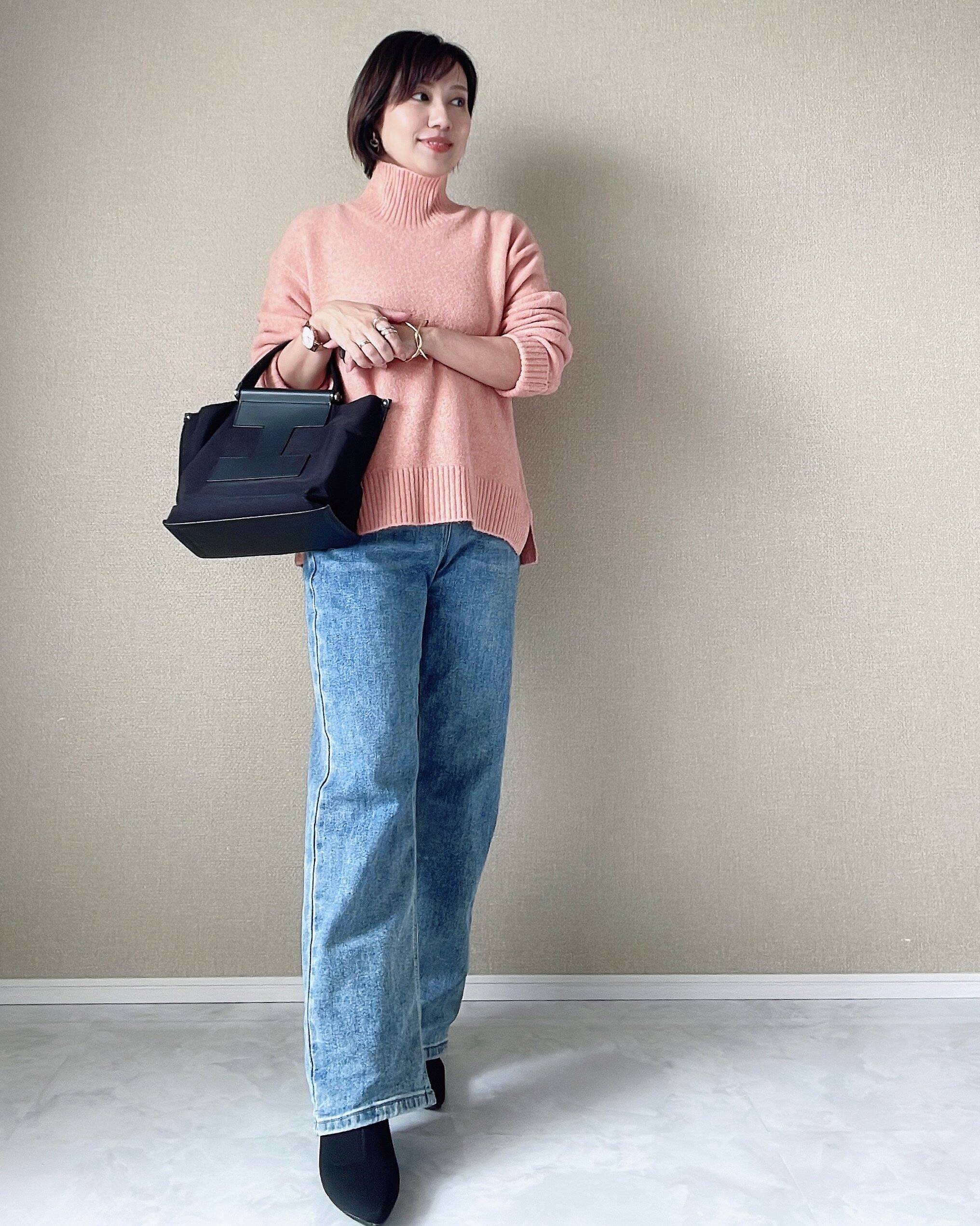 スフレヤーンハイネックセーター