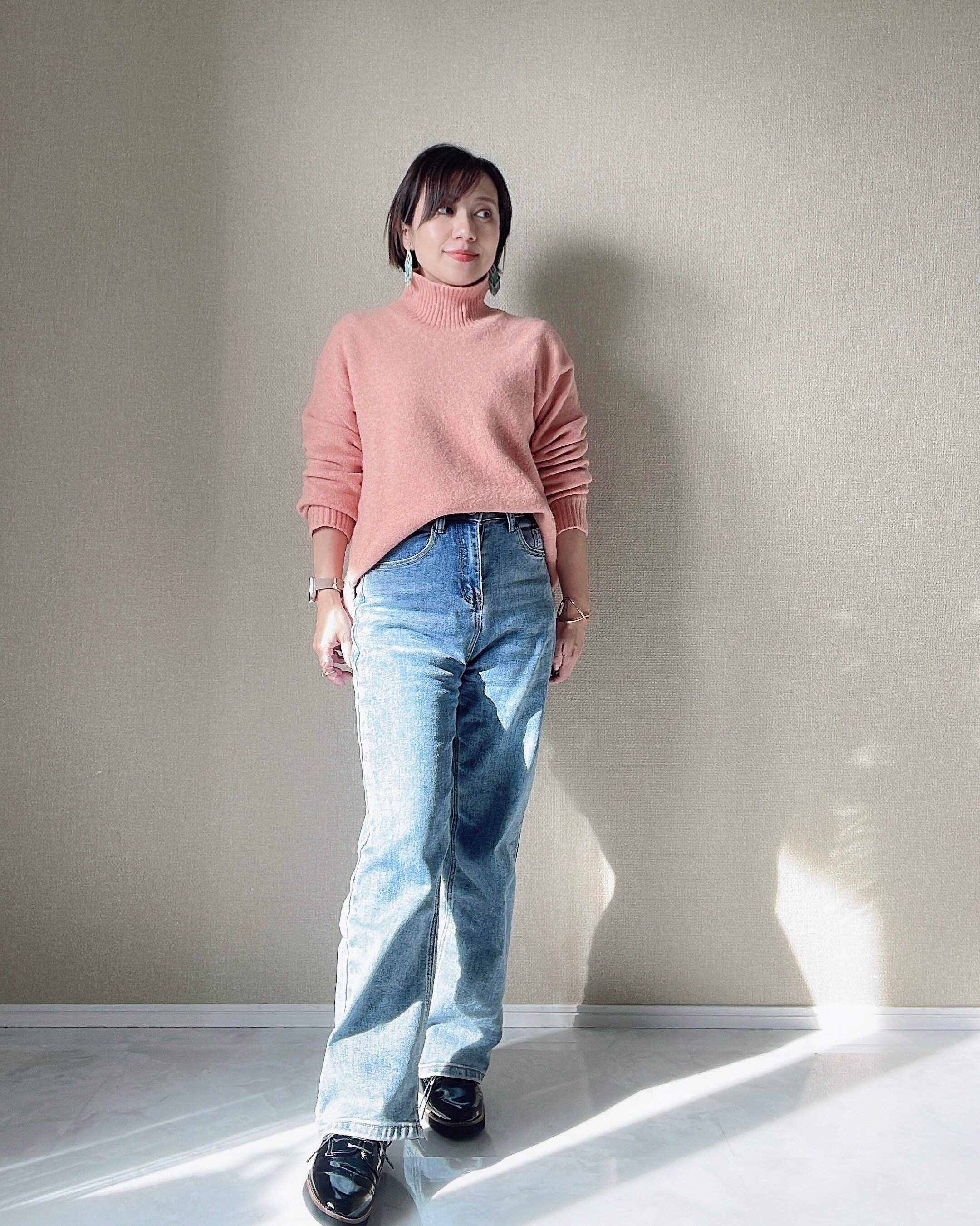 スフレヤーンハイネックセーター