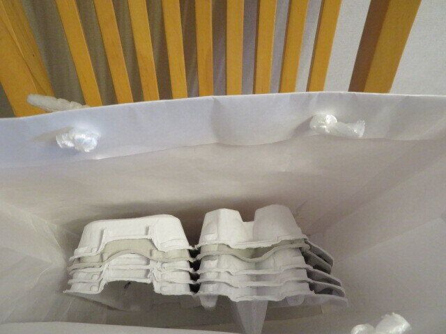 空きパックは紙袋に保管