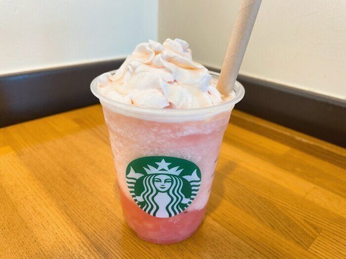 ピーチフラペチーノ