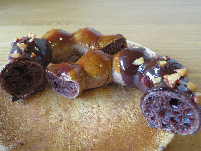 大人のポン・デ・ショコラ 豊潤キャラメル断面