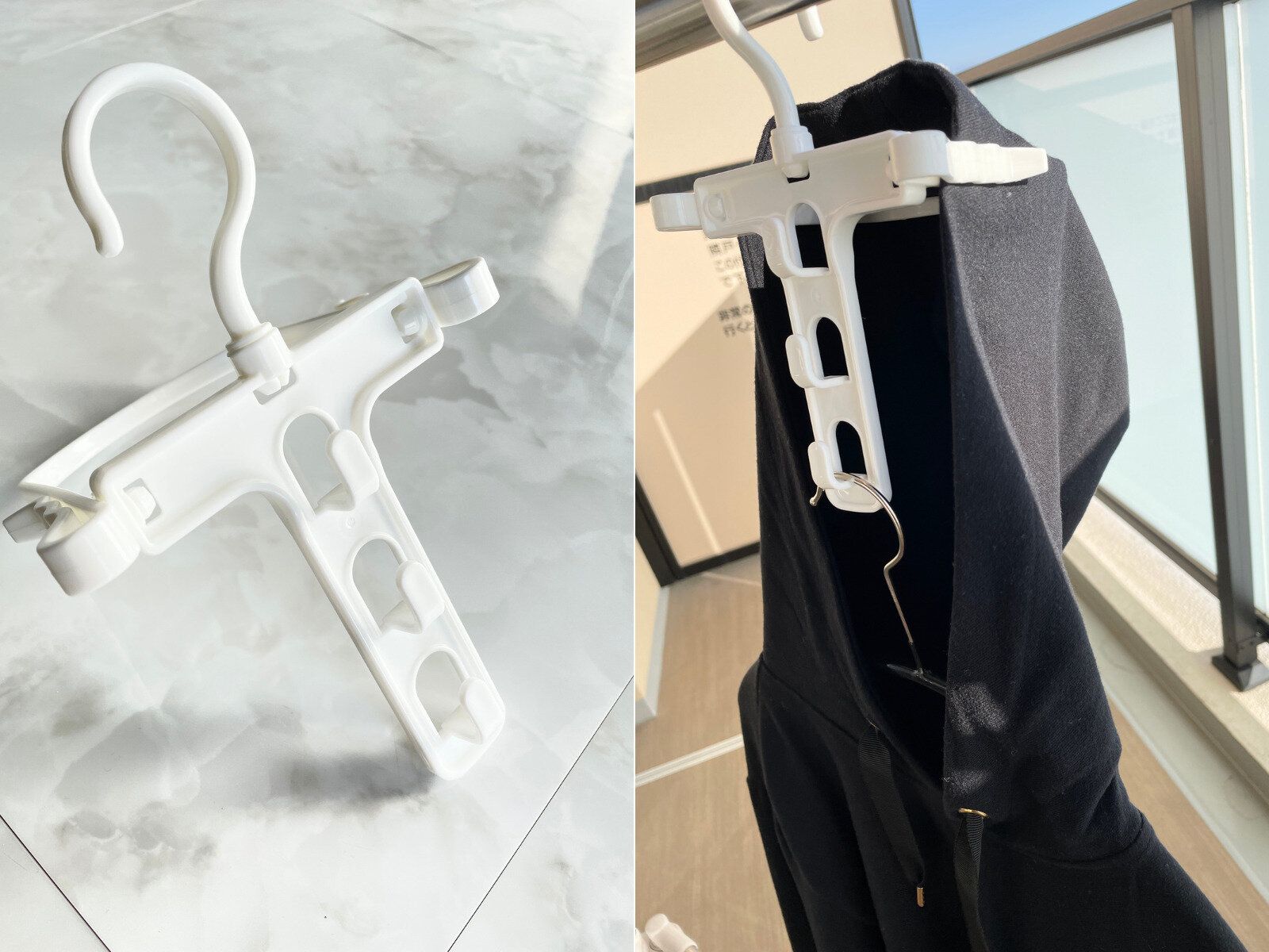 パーカーが乾かない