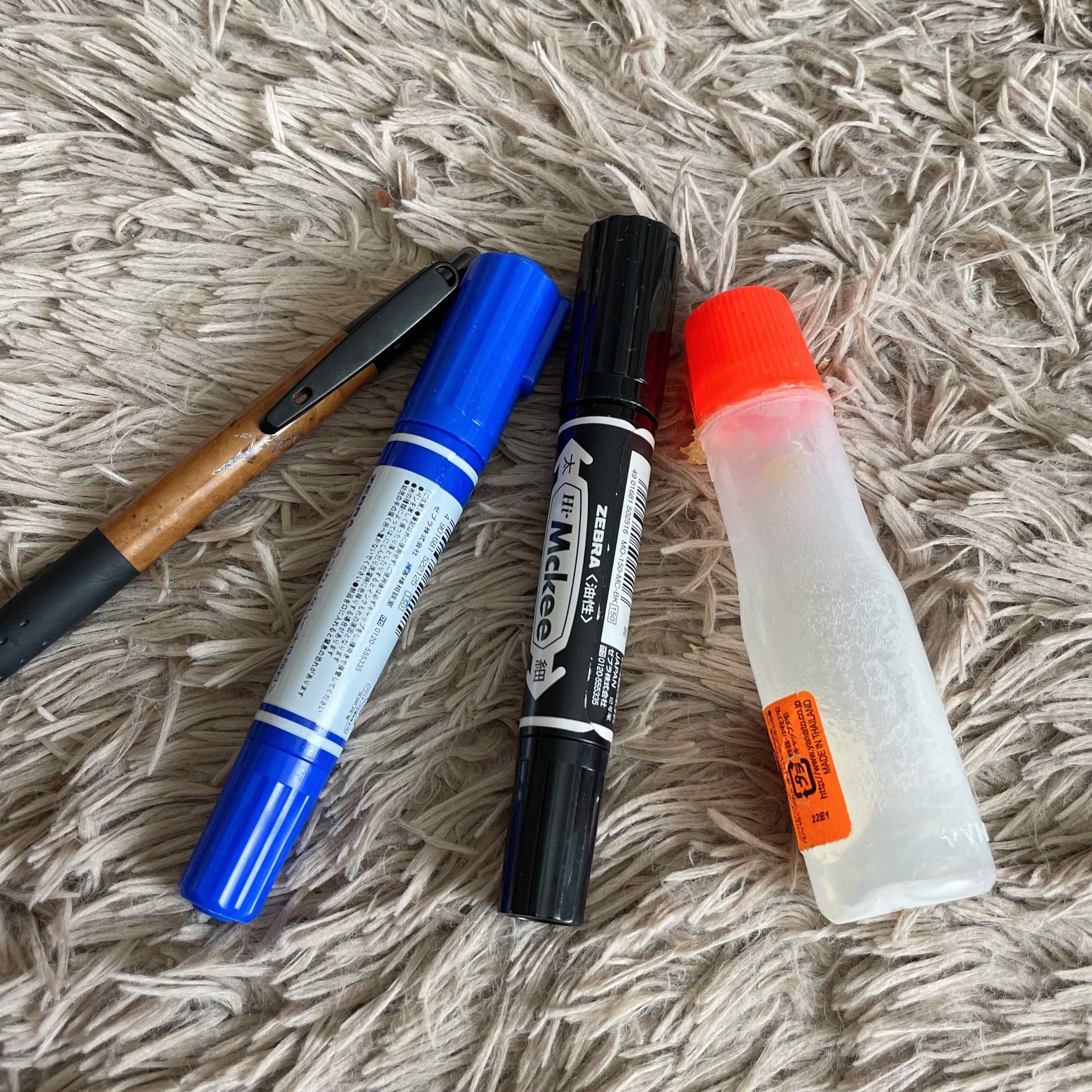 2．使えなくなった文房具