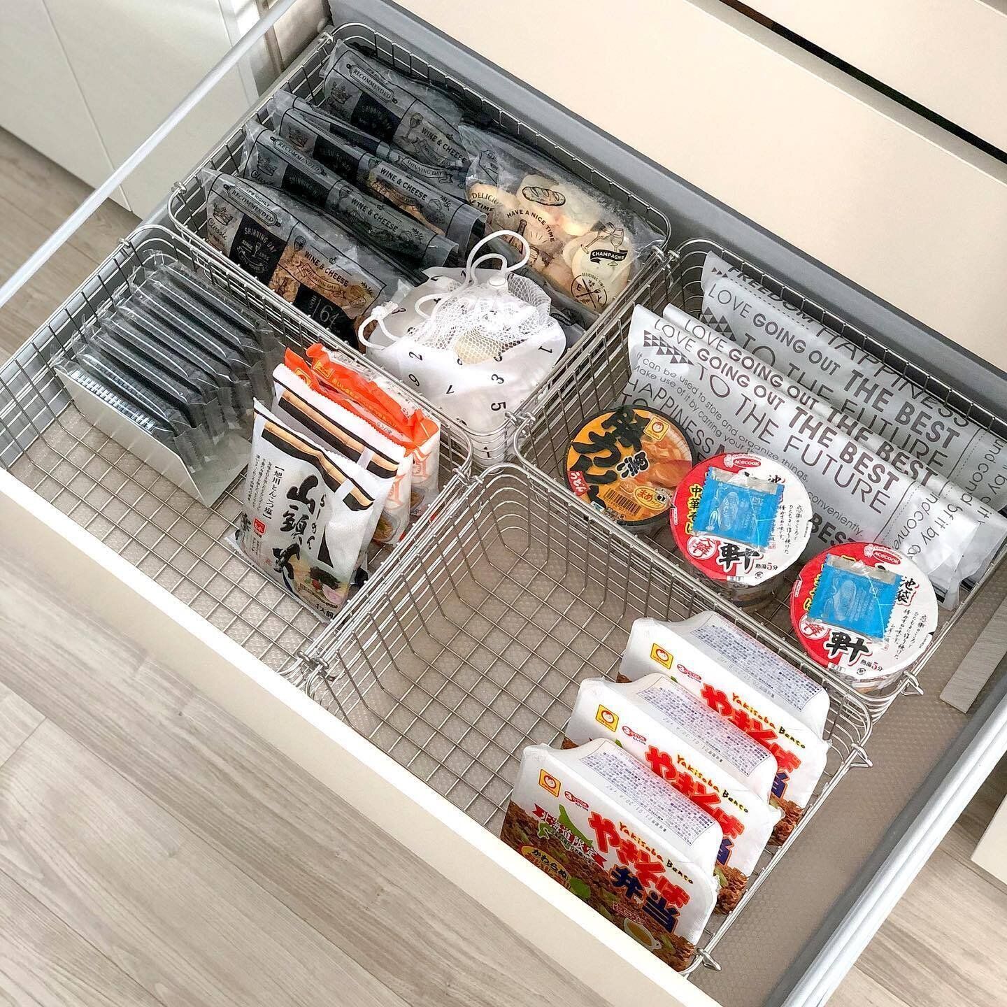 無印良品のアイテムで引き出し内をスッキリと