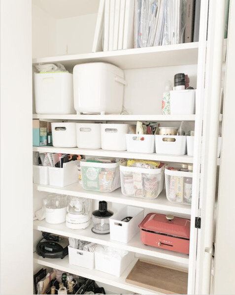 イケアのバスケットですっきり&食品を無駄にしない工夫