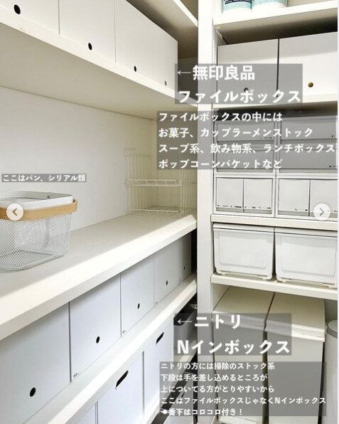 ファイルボックスを使い分けて取り出しやすさを工夫