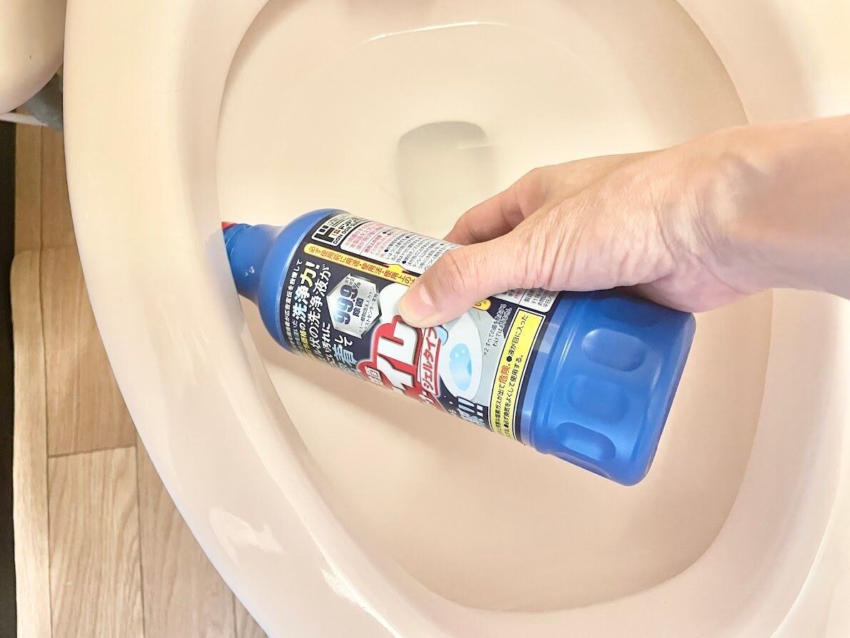 トイレを済ませたらそのままトイレ掃除をする