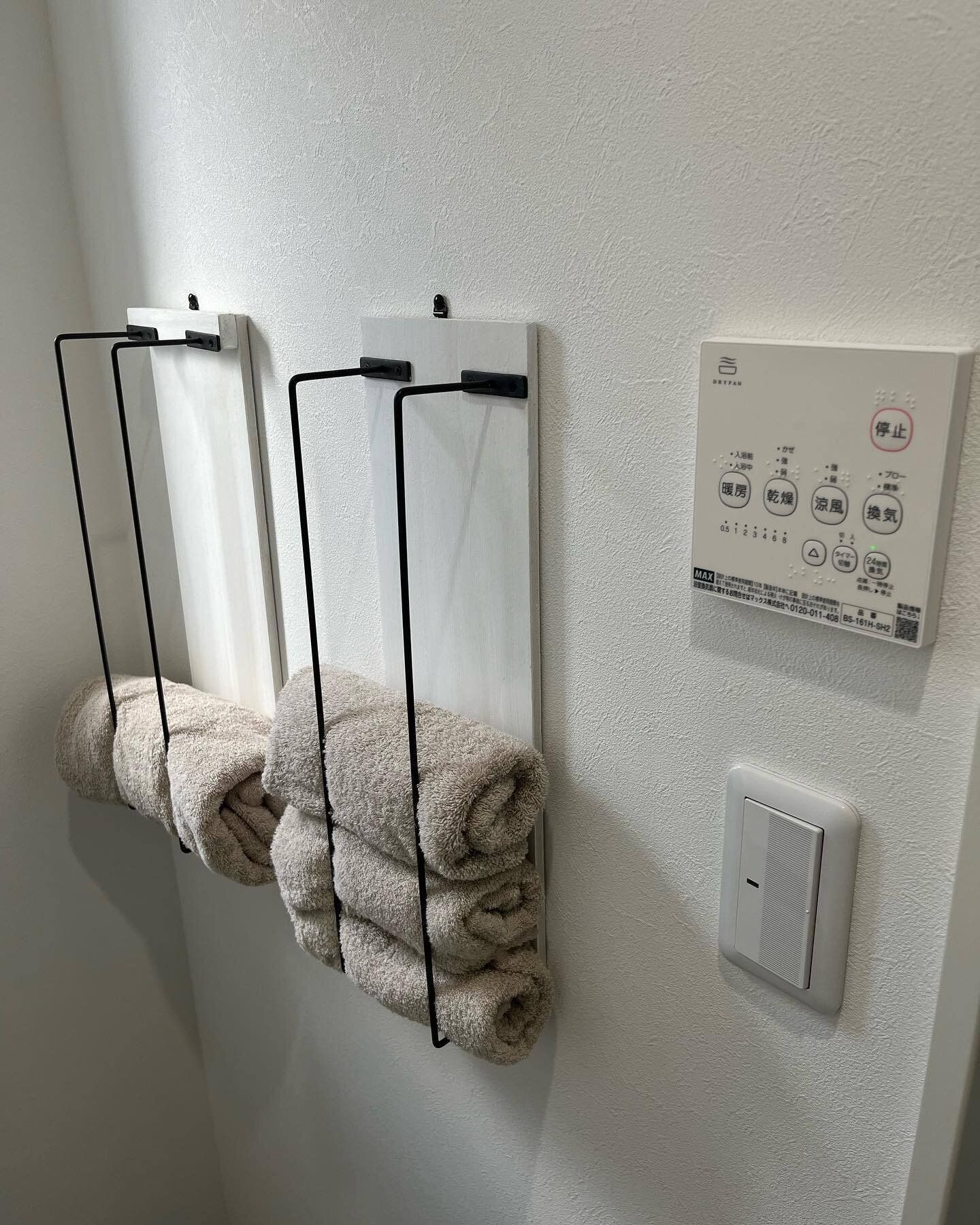 タオルを積み重ねて使いやすい収納に