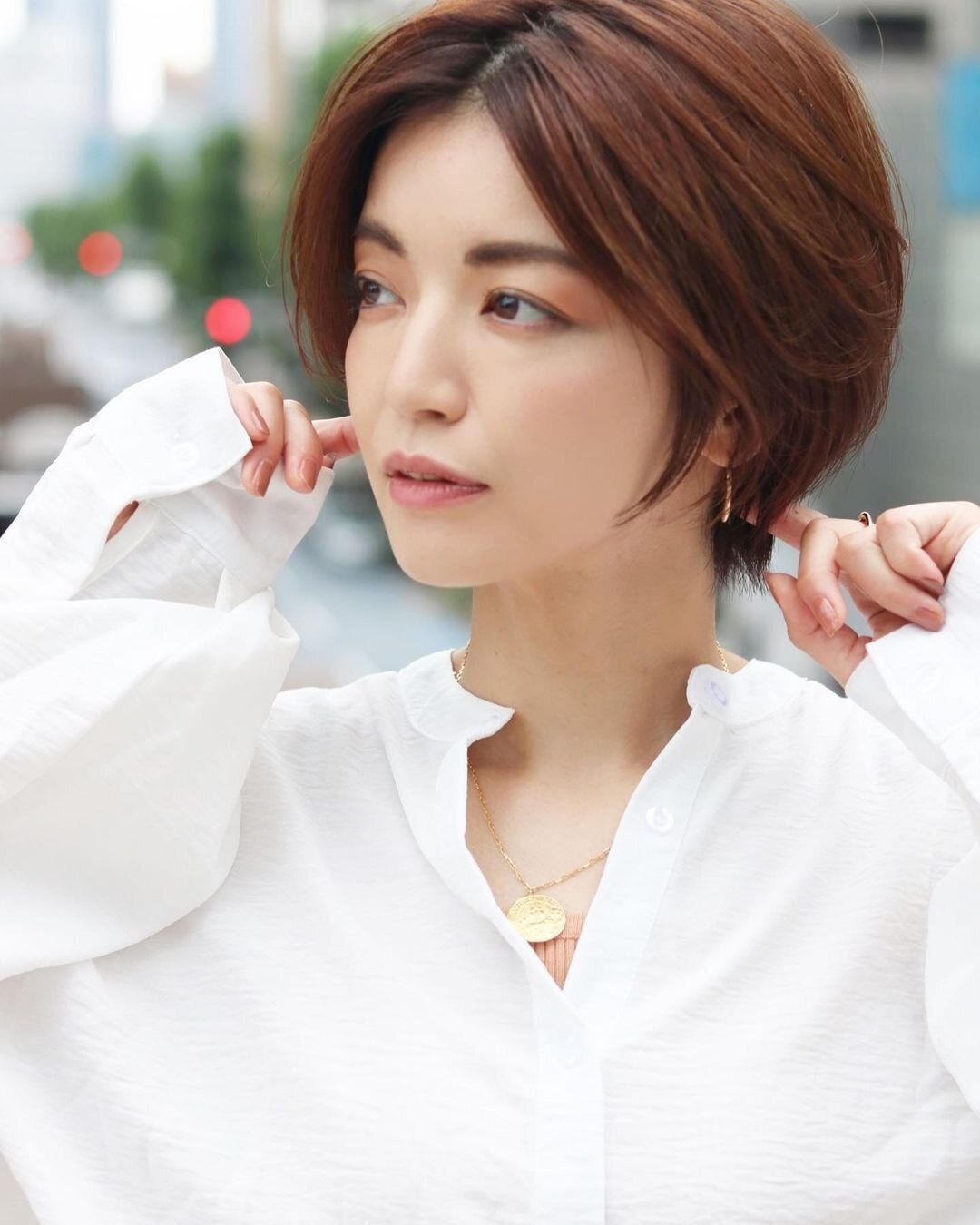 40代女性にもおすすめ!小顔効果もバッチリ!大人世代におすすめコンパクトショート