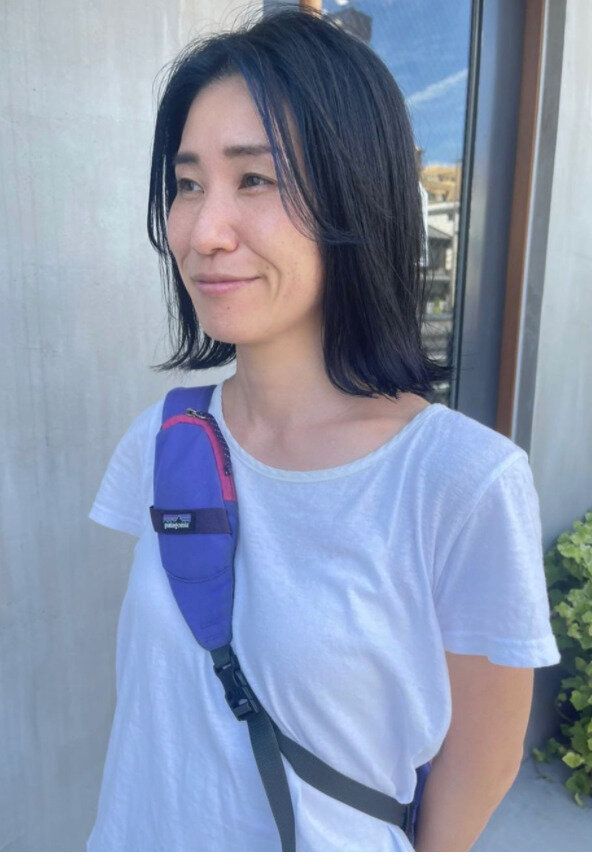 ぽっちゃり40代女性におすすめのヘアスタイル。クールに決まる!縦長効果の外ハネボブ