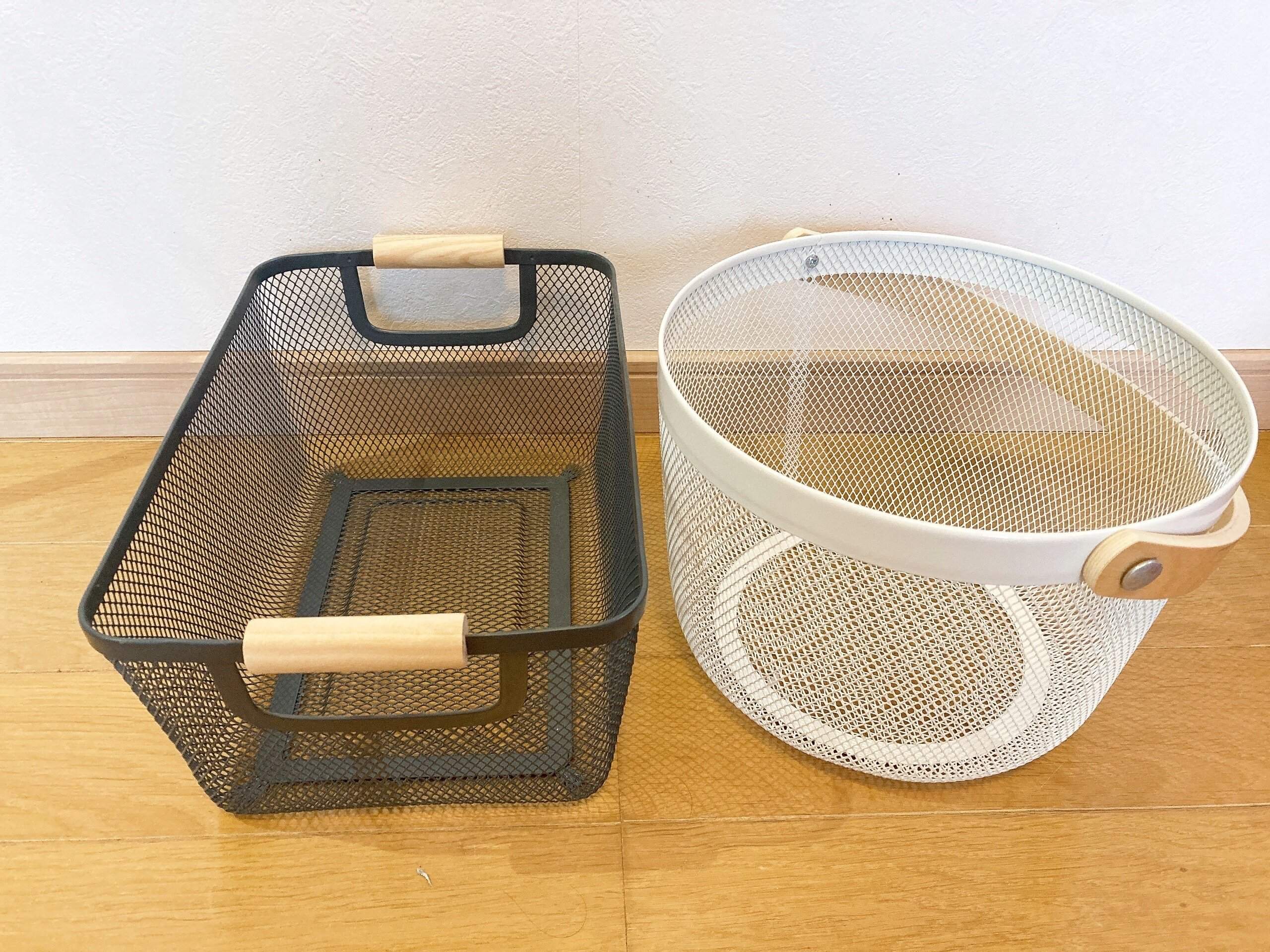 ダイソーワイヤーカゴ