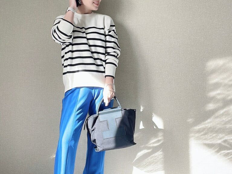 【ユニクロ】ちょいユルリなシルエットが可愛すぎた！ボーダーニット