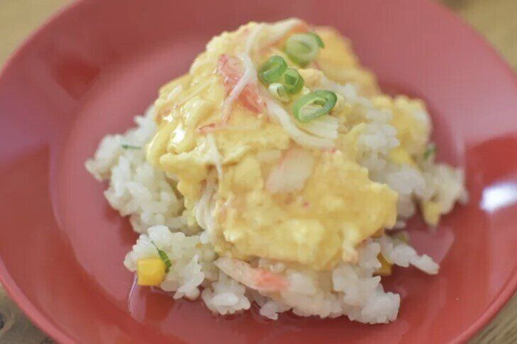 かに玉&チャーハン