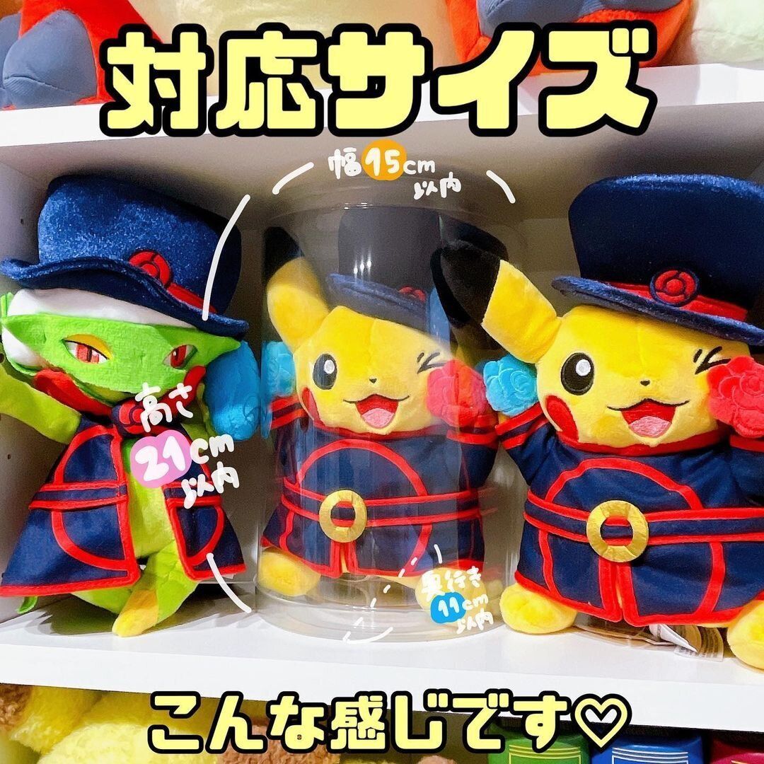 セリアの専用収納ケースで大切なぬいぐるみを守る