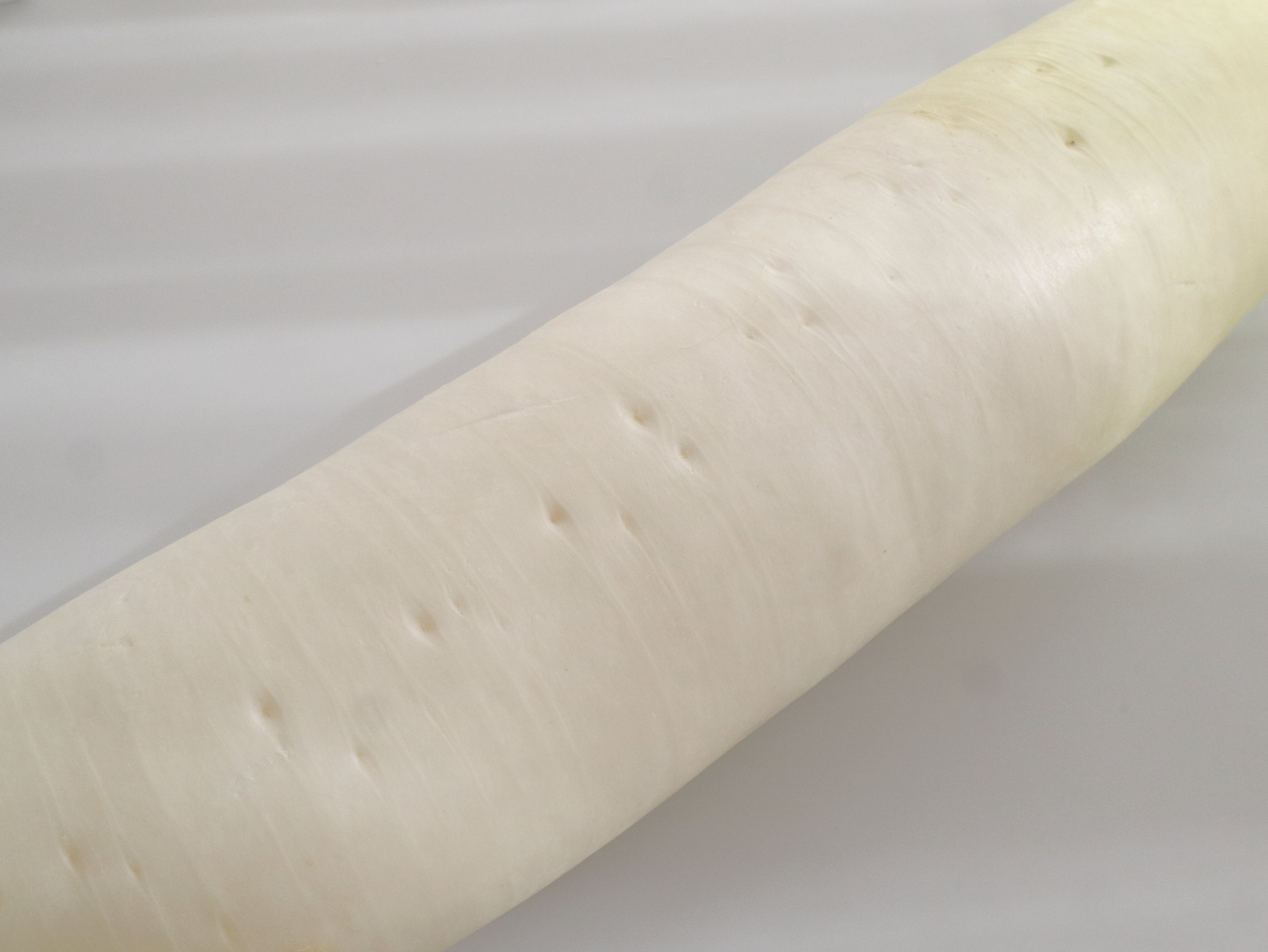 ひげ根の穴が浅く縦に並んでいるもの