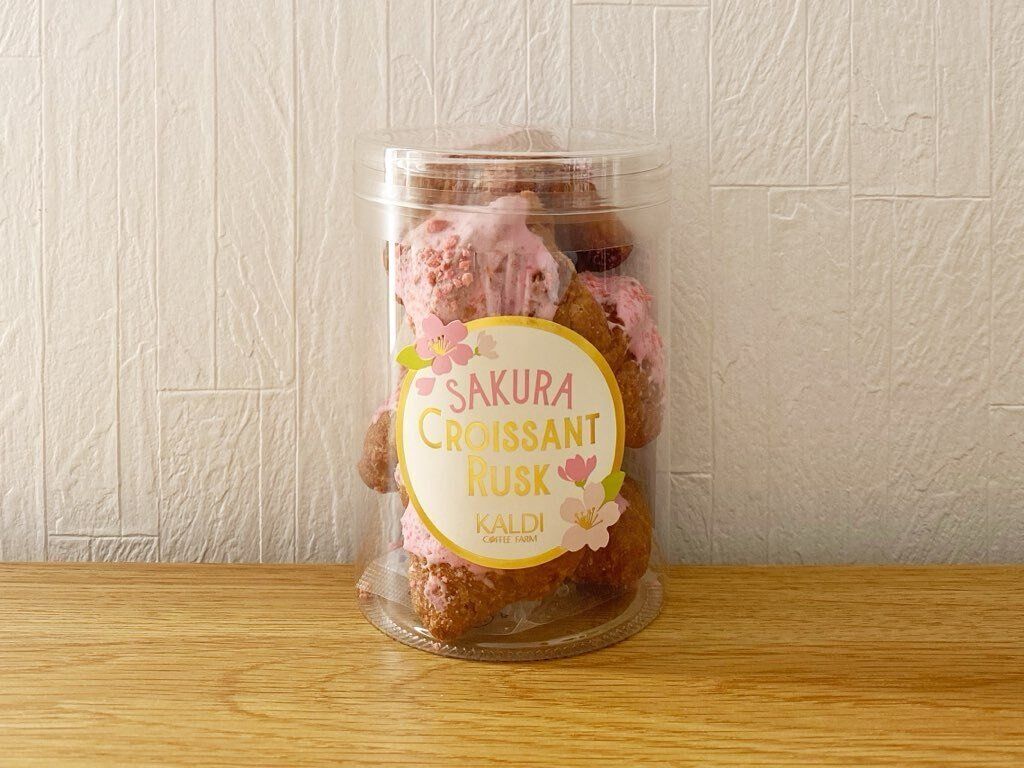 さくらクロワッサンラスクのパッケージ