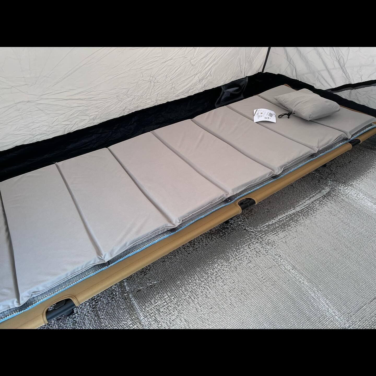 やわらか触感で朝までぐっすり…「しっとりアウトドアマットレス」